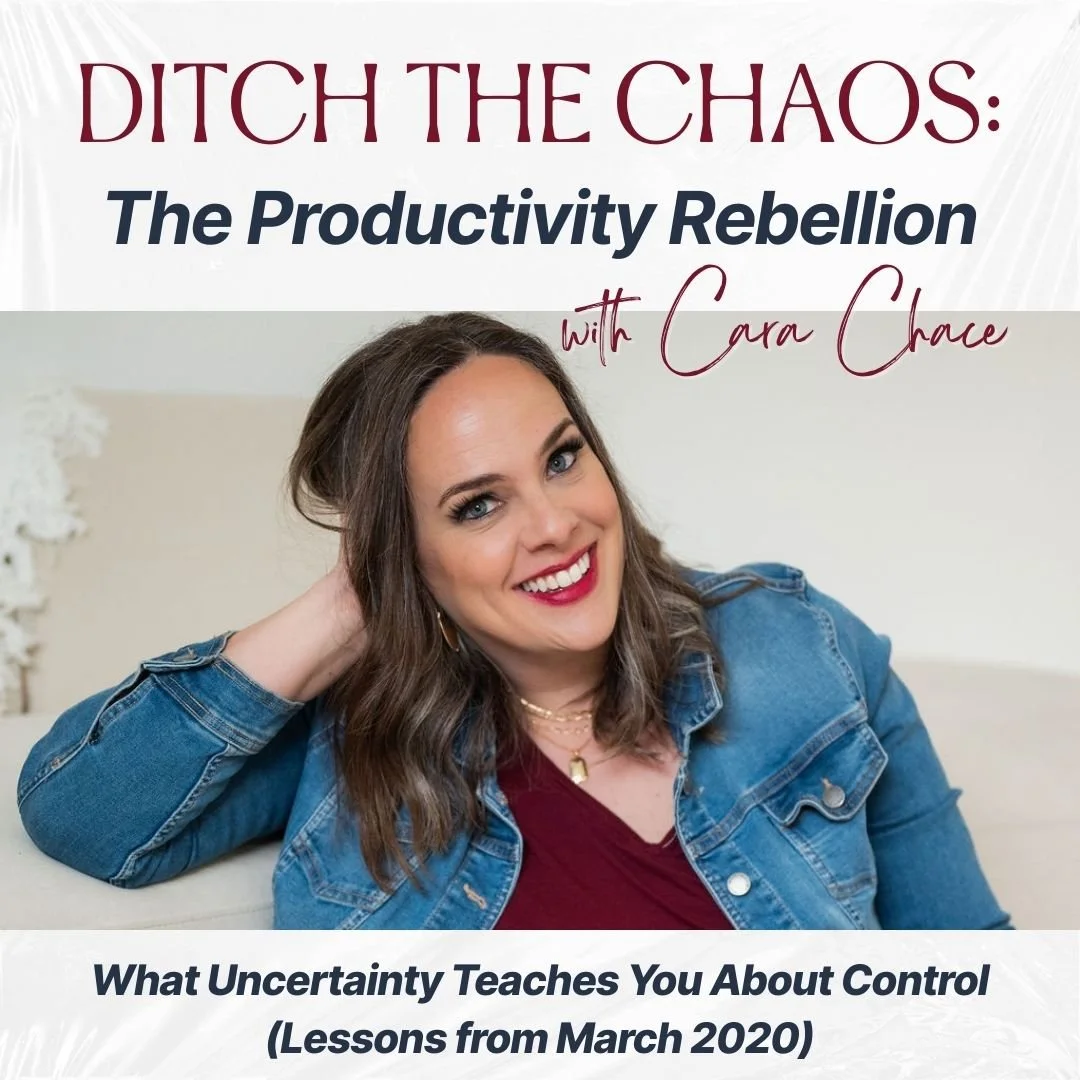 What Uncertainty Teaches You About Control (Lessons from March 2020)