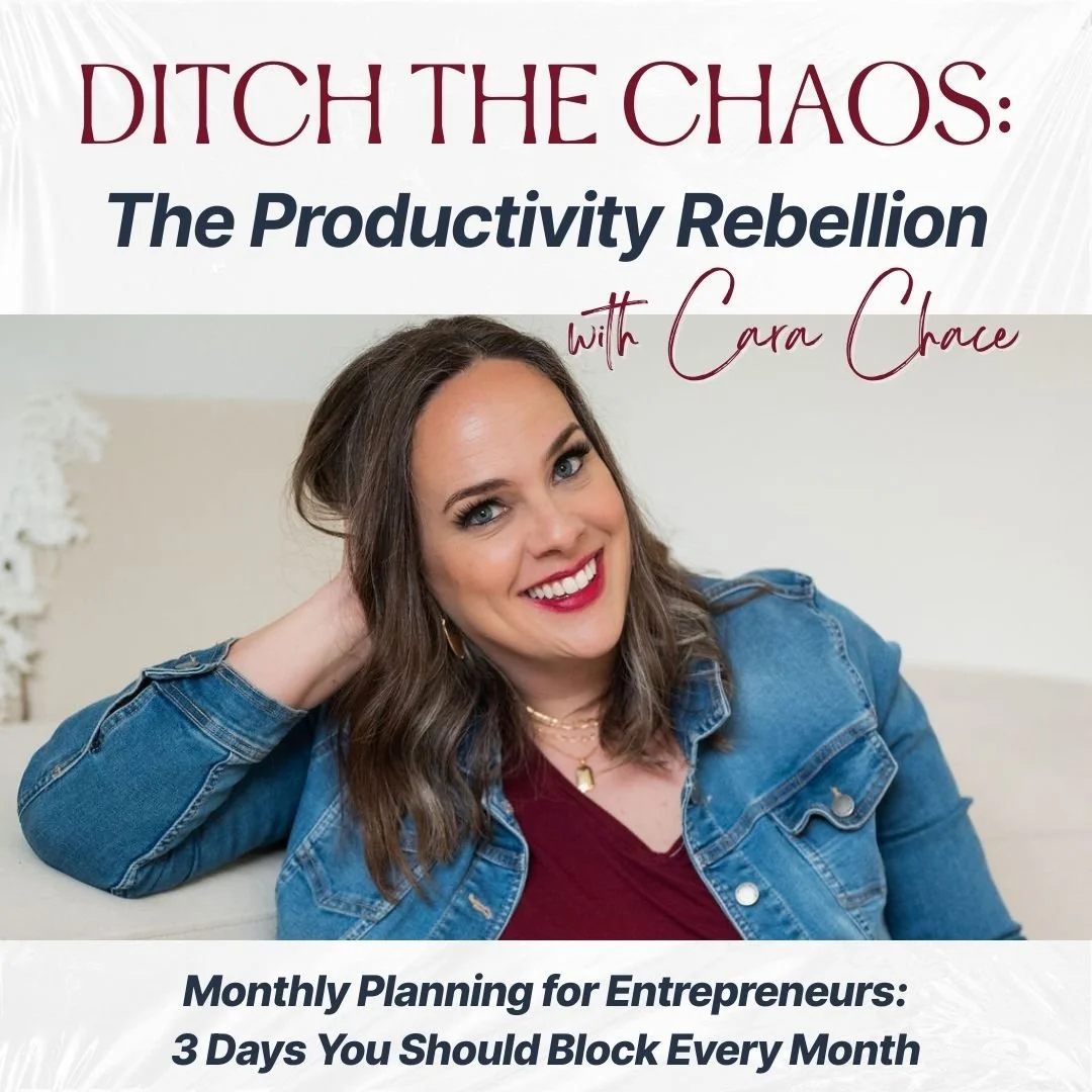 Monthly Planning for Entrepreneurs: 3 Days You Should Block Every Month