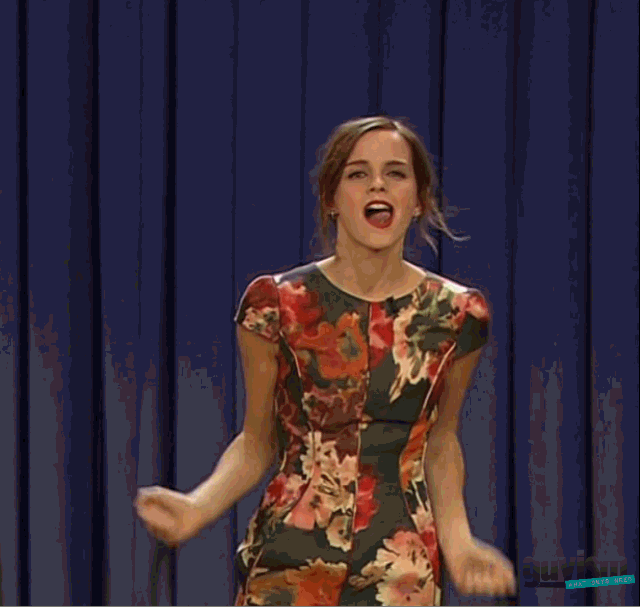 excited gif showing how Cara Chace is finished with the draft of her book, Social Media Burnout Cure
