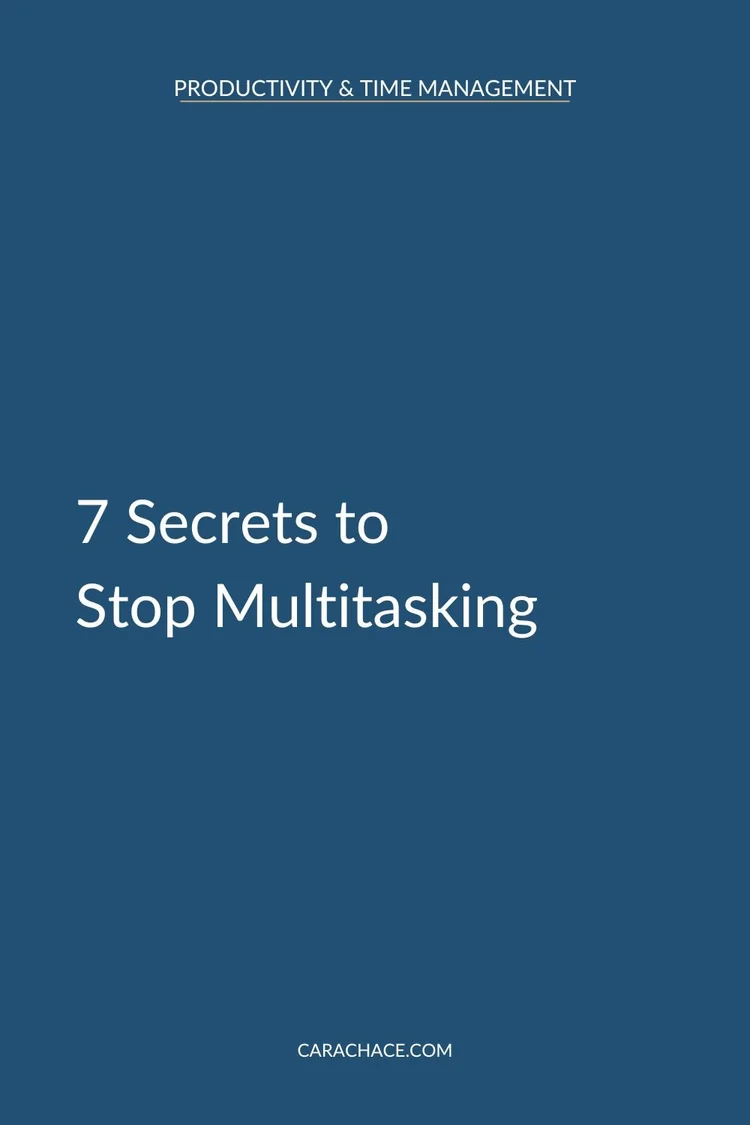 Why Multitasking Is Making You Less Productive