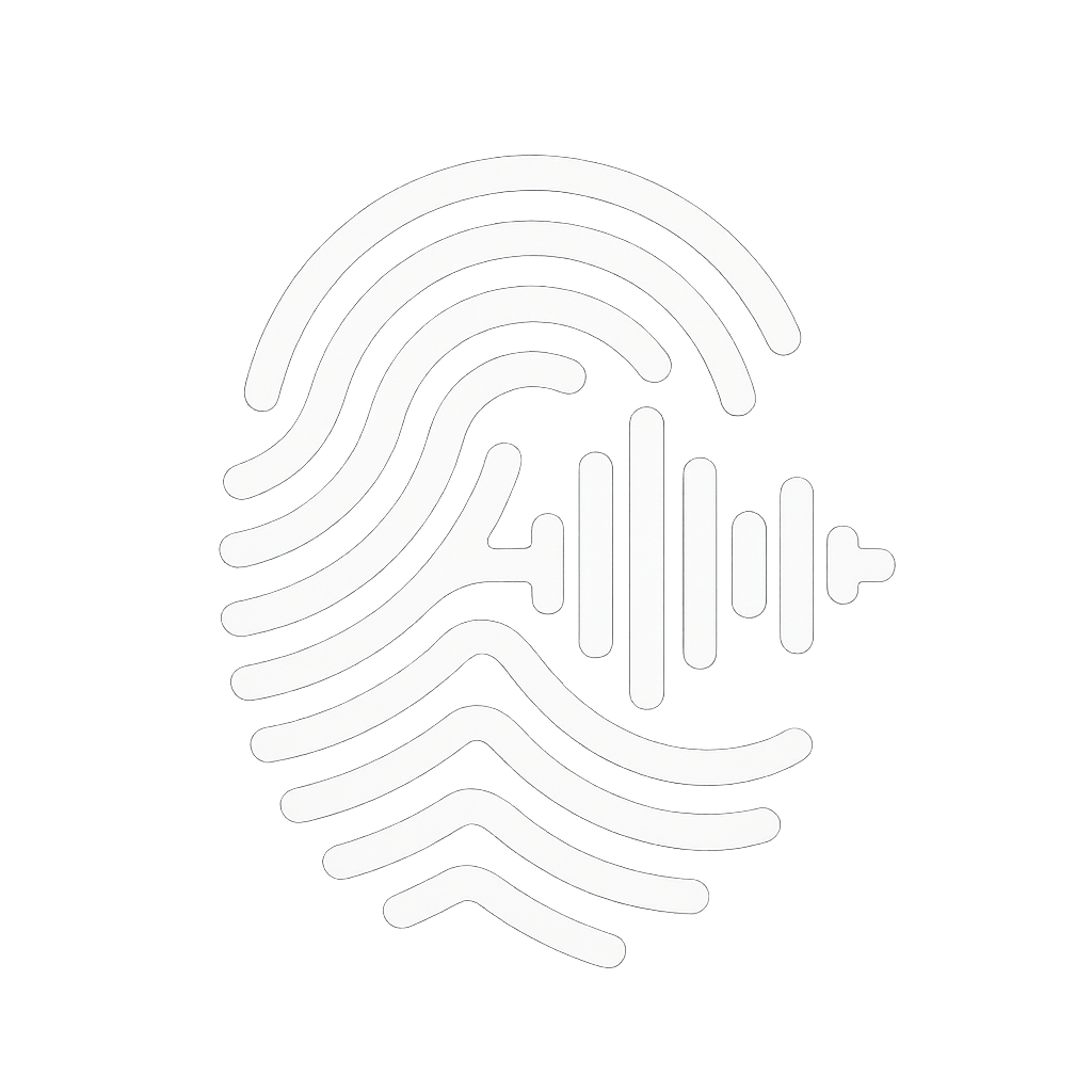 fingerprint soundwave icon