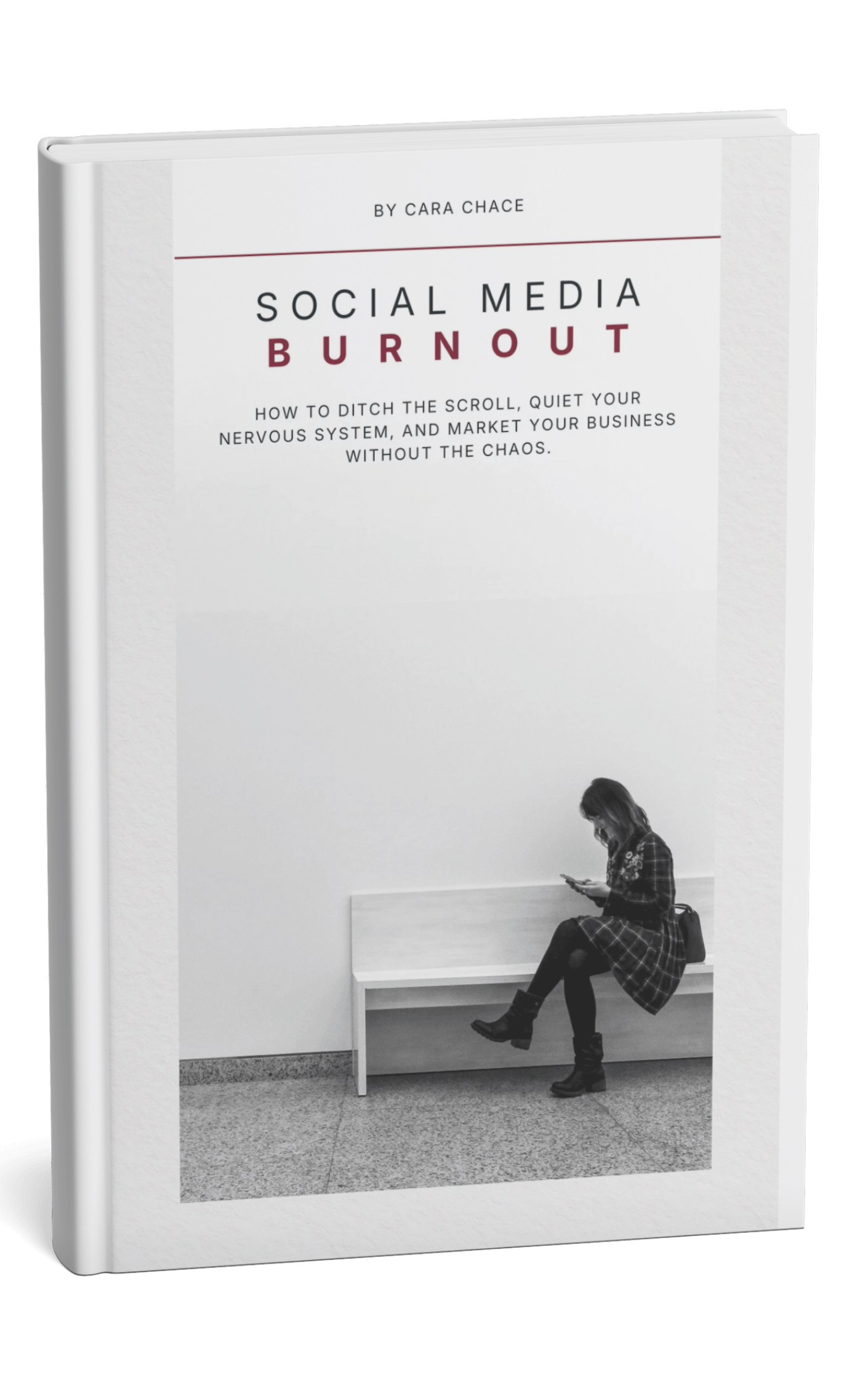 Social Media Burnout Book Cover for Press Page