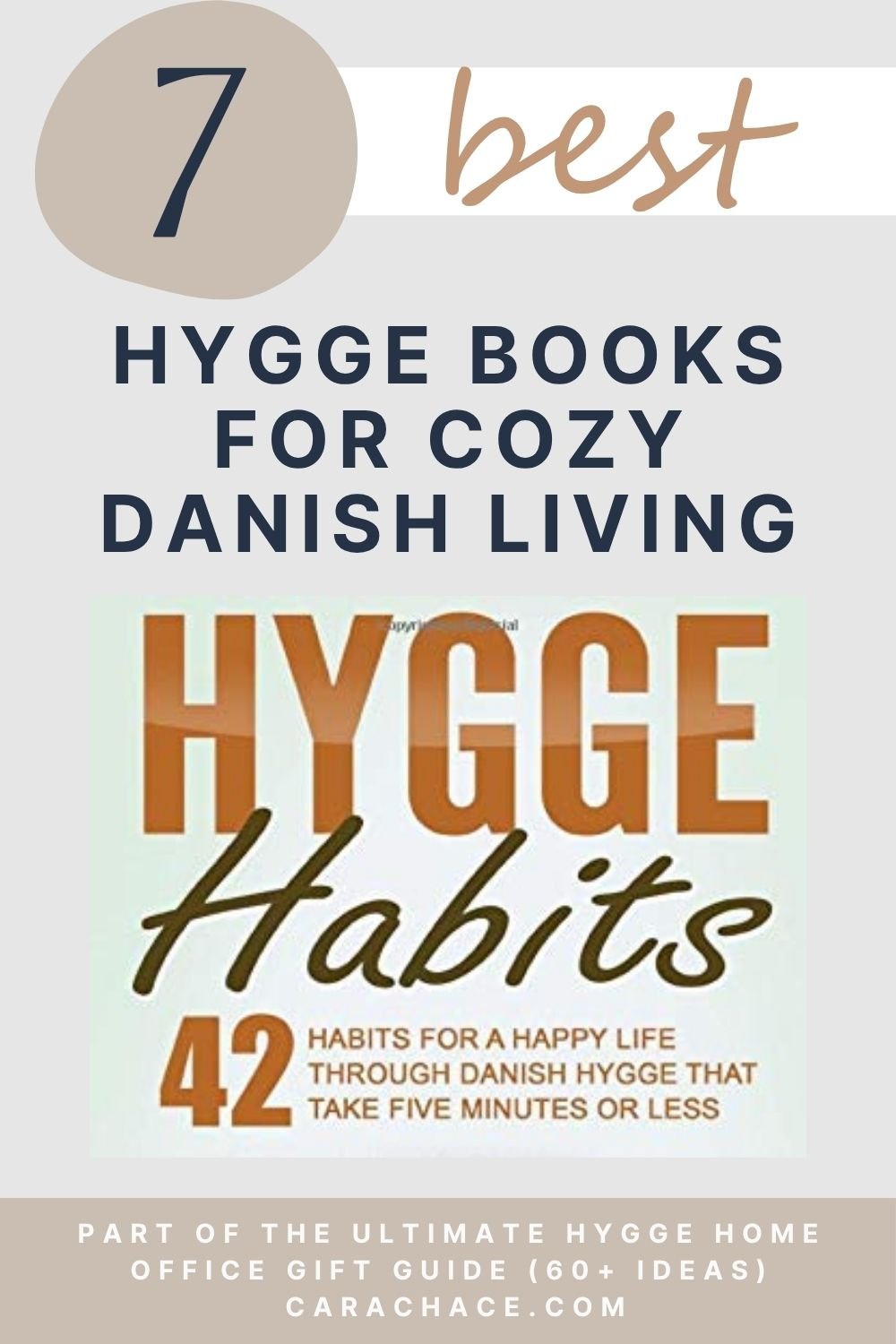 Hygge Habits book cover, one of 7 best hygge books for cozy Danish living