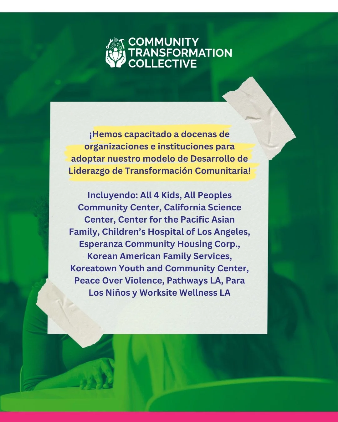 🌟 Docenas de organizaciones ya adoptaron nuestro modelo de Liderazgo Comunitario.

Hospitales, centros juveniles, servicios familiares - todos decidieron que el cambio real viene de la comunidad.

Ahora tienen las herramientas para:
✨ Desarrollar l&