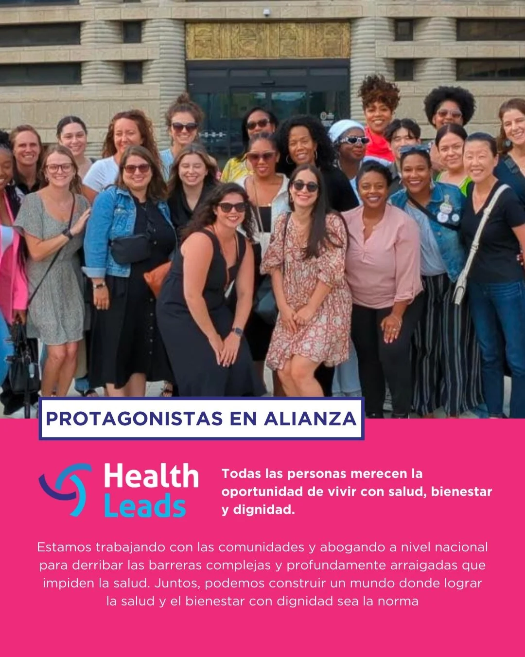 We&rsquo;re proud to collaborate with Health Leads, an organization working alongside communities to break down deep-rooted barriers to health. 

This is what power-sharing looks like: cross-sector partners coming together, centering those most impac