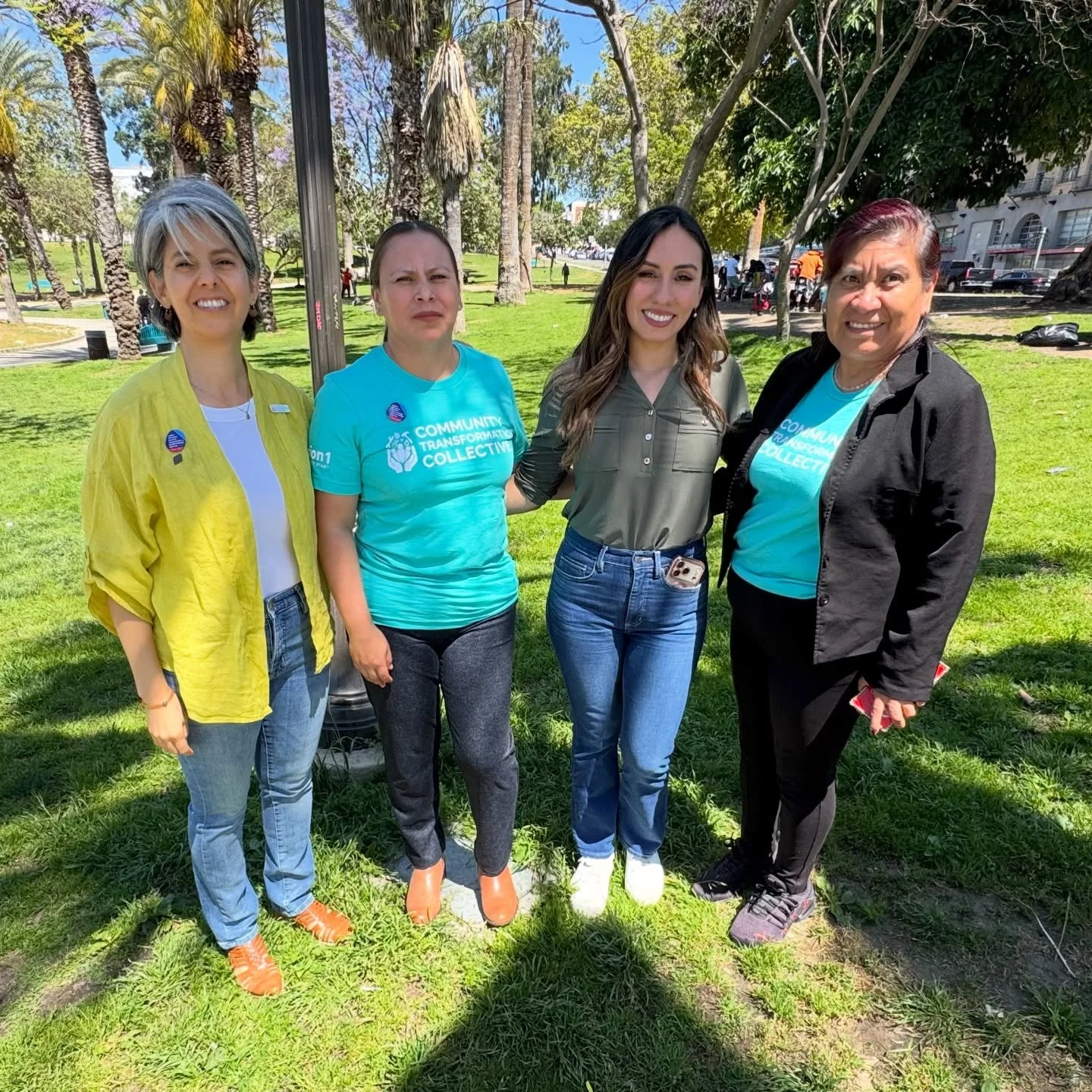Kicked off the week with an interview by @claudiacarreratv ! We shared about our collective community-led efforts driven by CTC Promoters, the MacArthur Park Neighborhood Leadership Group and other allies who are working closely to address the system