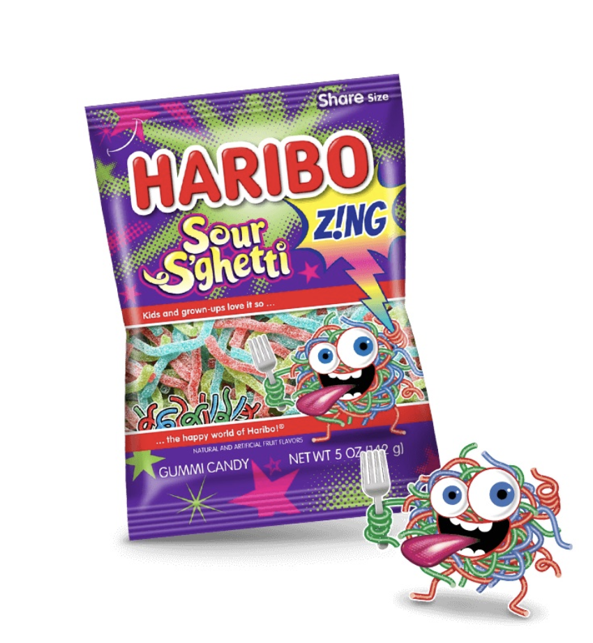 Haribo Sour S’ghetti Gummy Candy