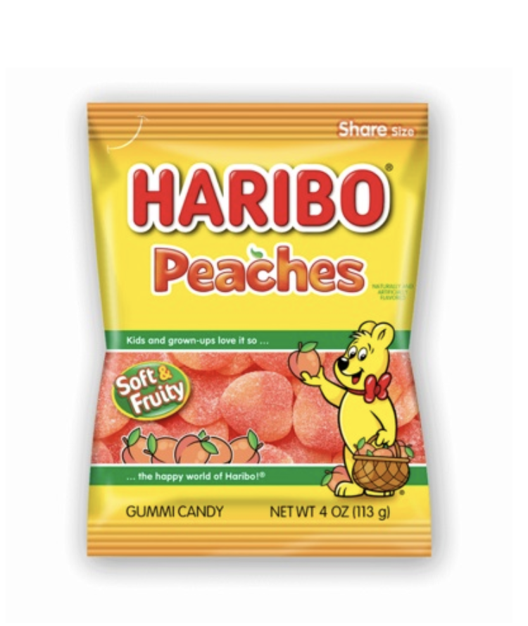 Haribo Peaches Gummy Candy