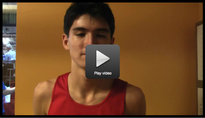 Watch Sean Kelly give a post-race interview after he qualified for the Millrose Games at the Millrose Trials.