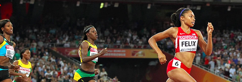 Allyson Felix in 109th NYRR Millrose Games