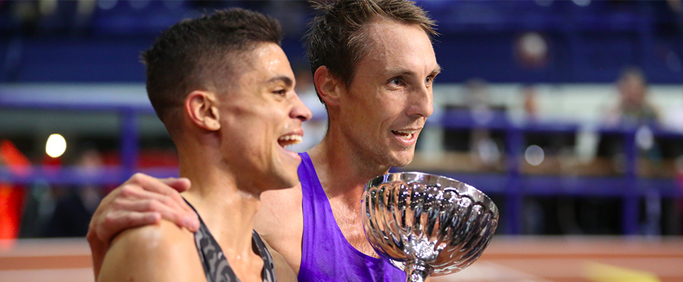 Centrowitz Turns Back Willis Again to Win Second Consecutive NYRR Wanamaker Mile at the 109th NYRR Millrose Games