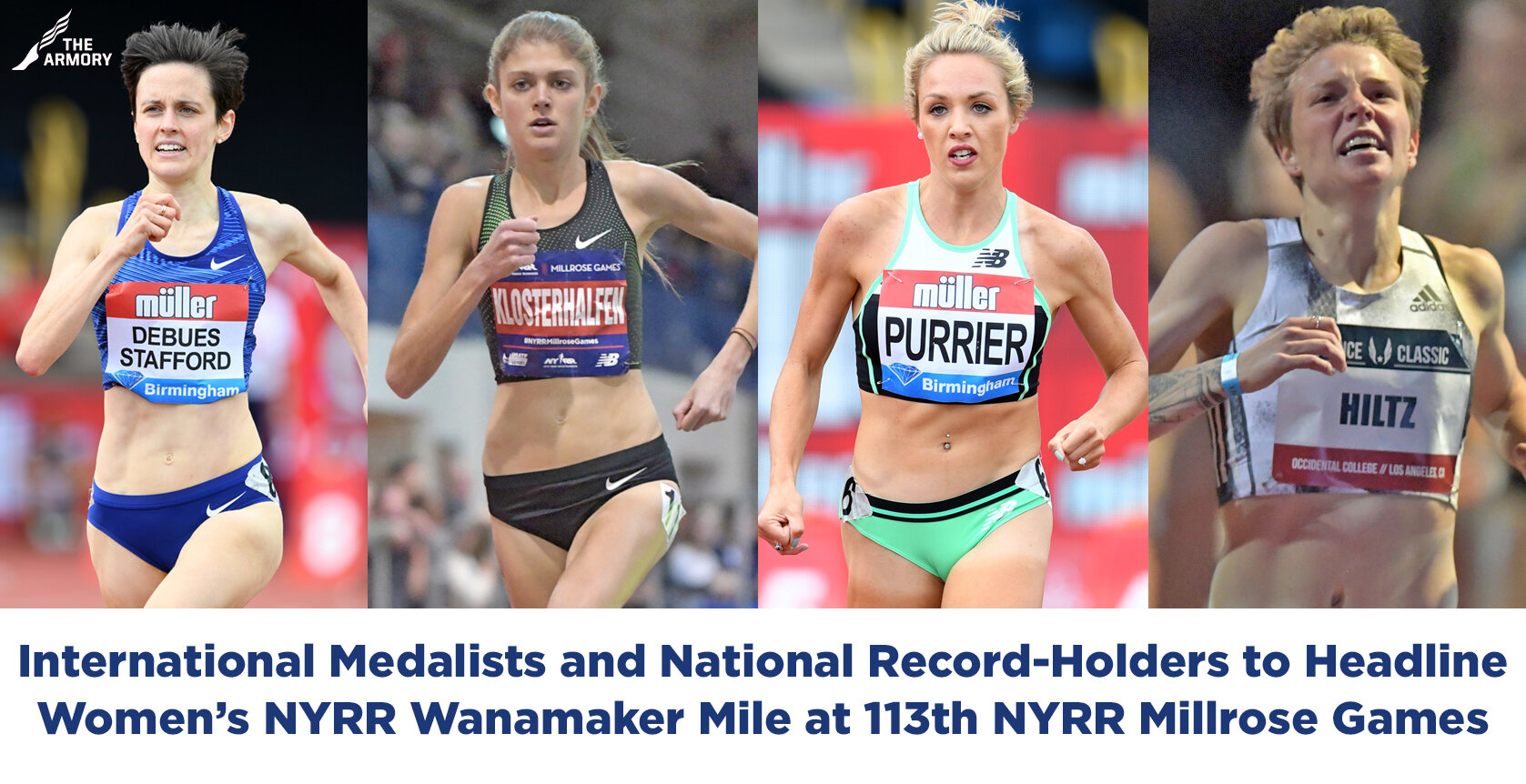International Medalists and National Record-Holders to Headline Womens NYRR Wanamaker Mile at 113th NYRR Millrose Games on February 8 — 115th Millrose Games