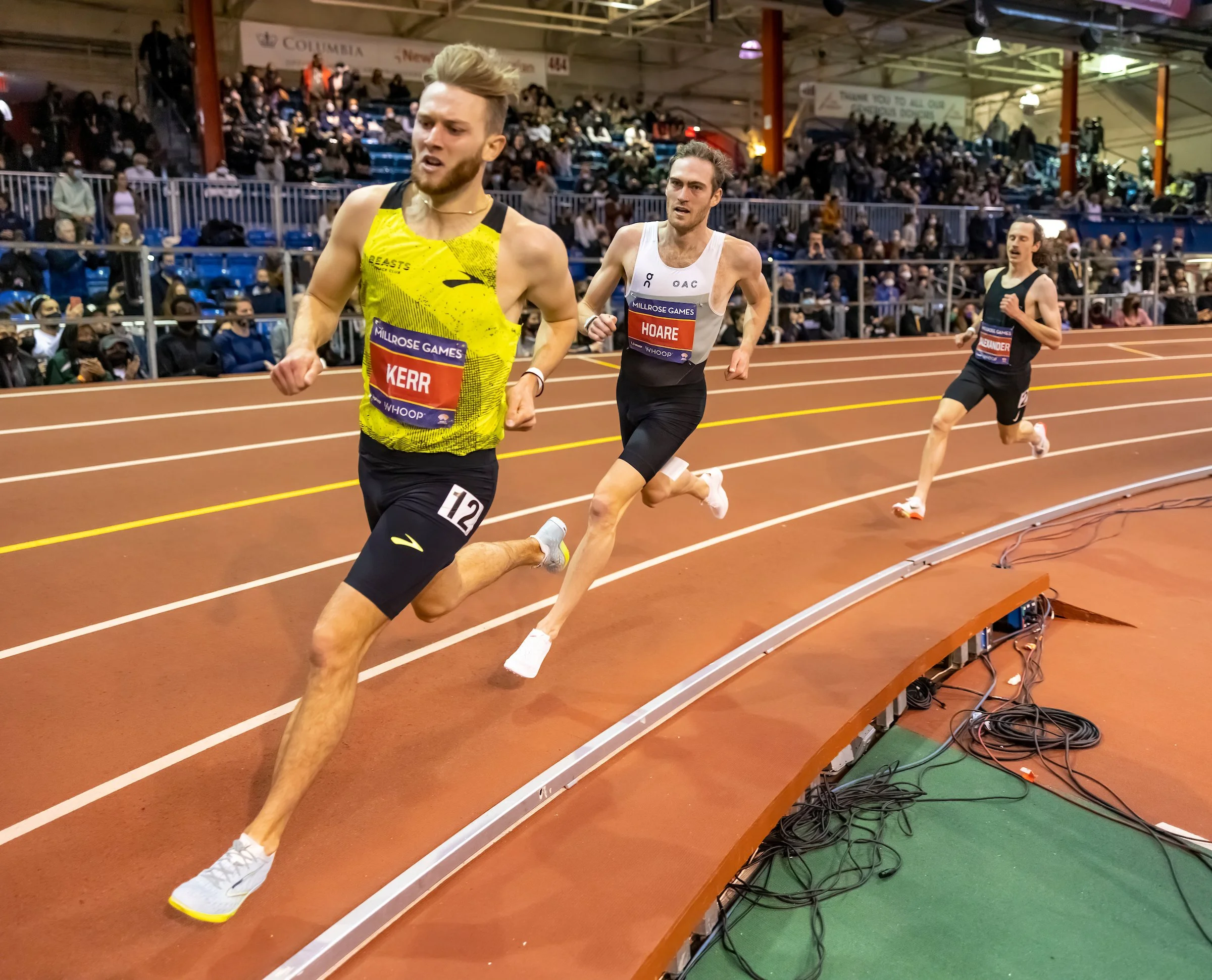 Beamish, Teare, and Kerr Highlight Stellar Men's 3000m at 115th