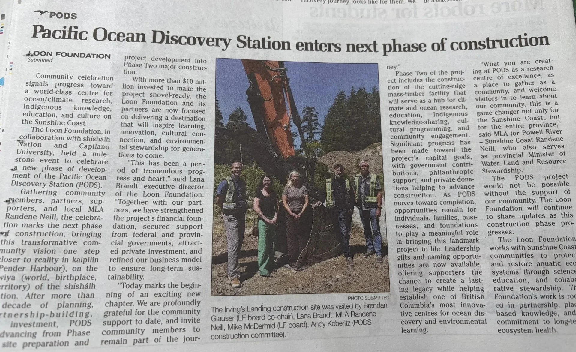 Pacific Ocean Discovery Station Enters Next Phase of Construction