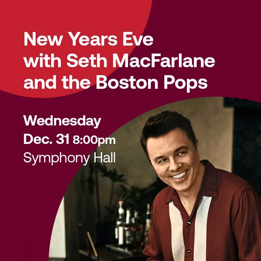 New Year’s Eve with Seth MacFarlane and the Boston Pops at Symphony Hall