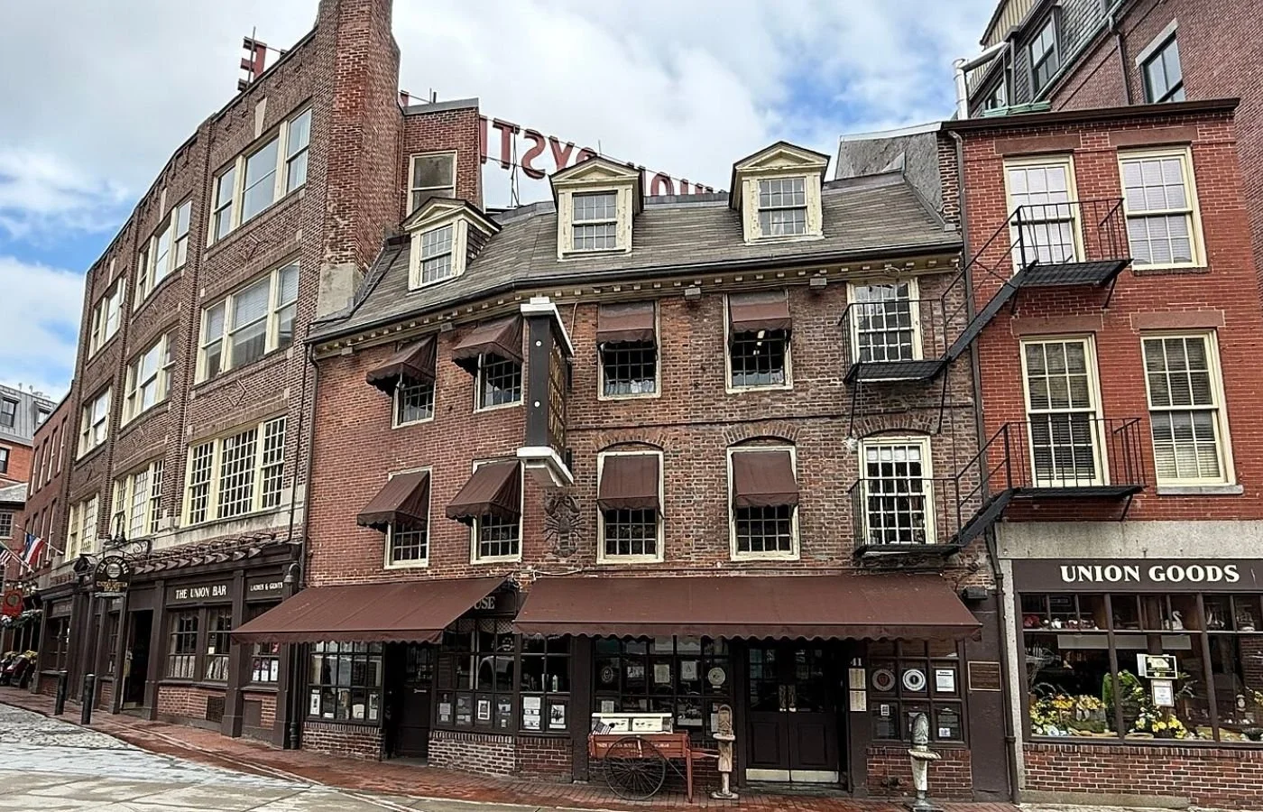 exterior of Union Oyster House in Boston