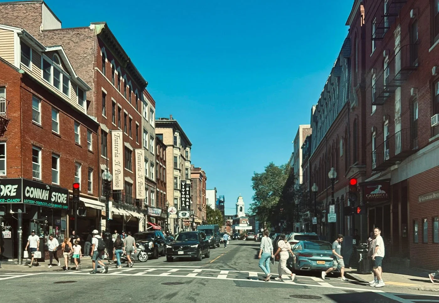 Exterior in the North End, Boston