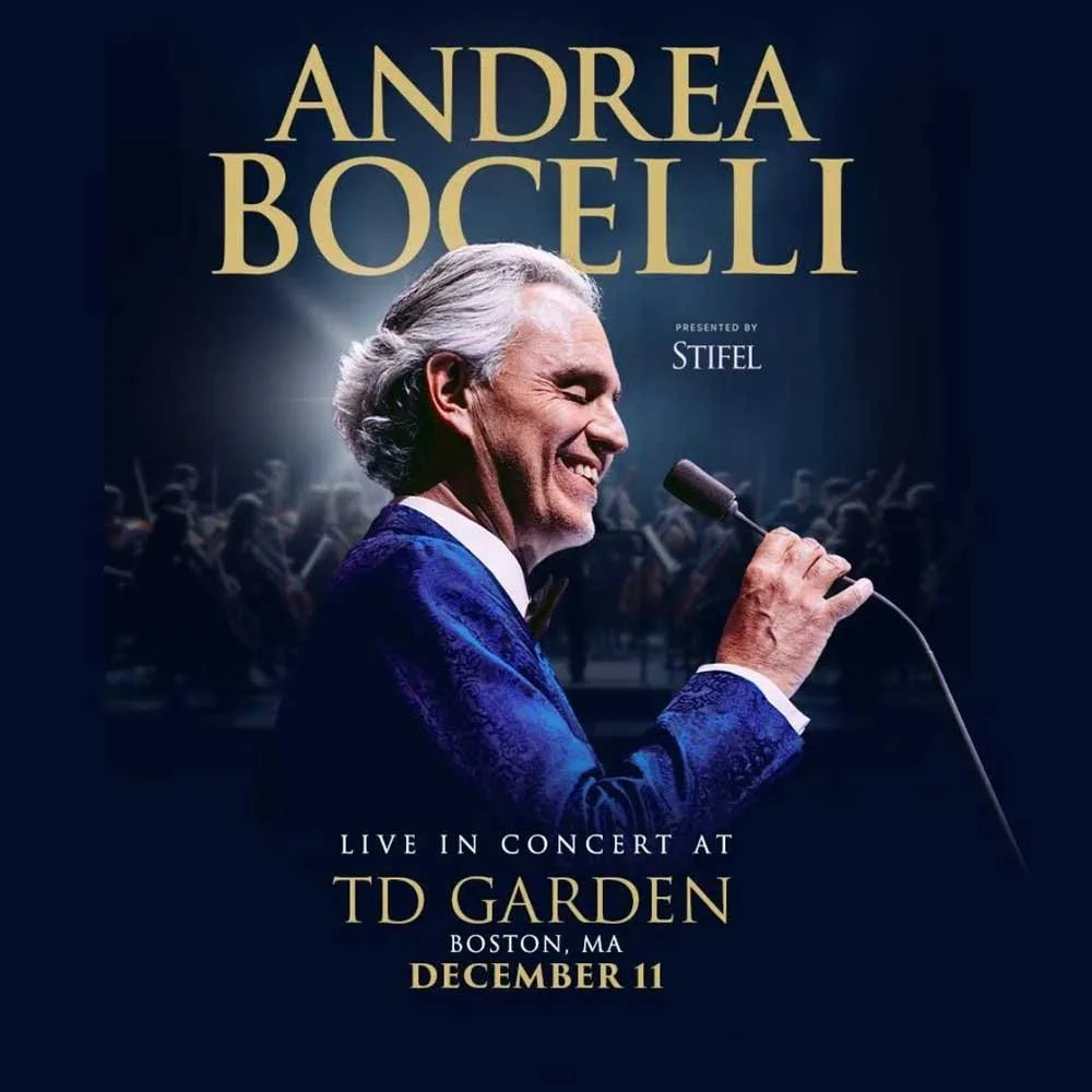 Andre Bocelli TD Garden Boston 2026