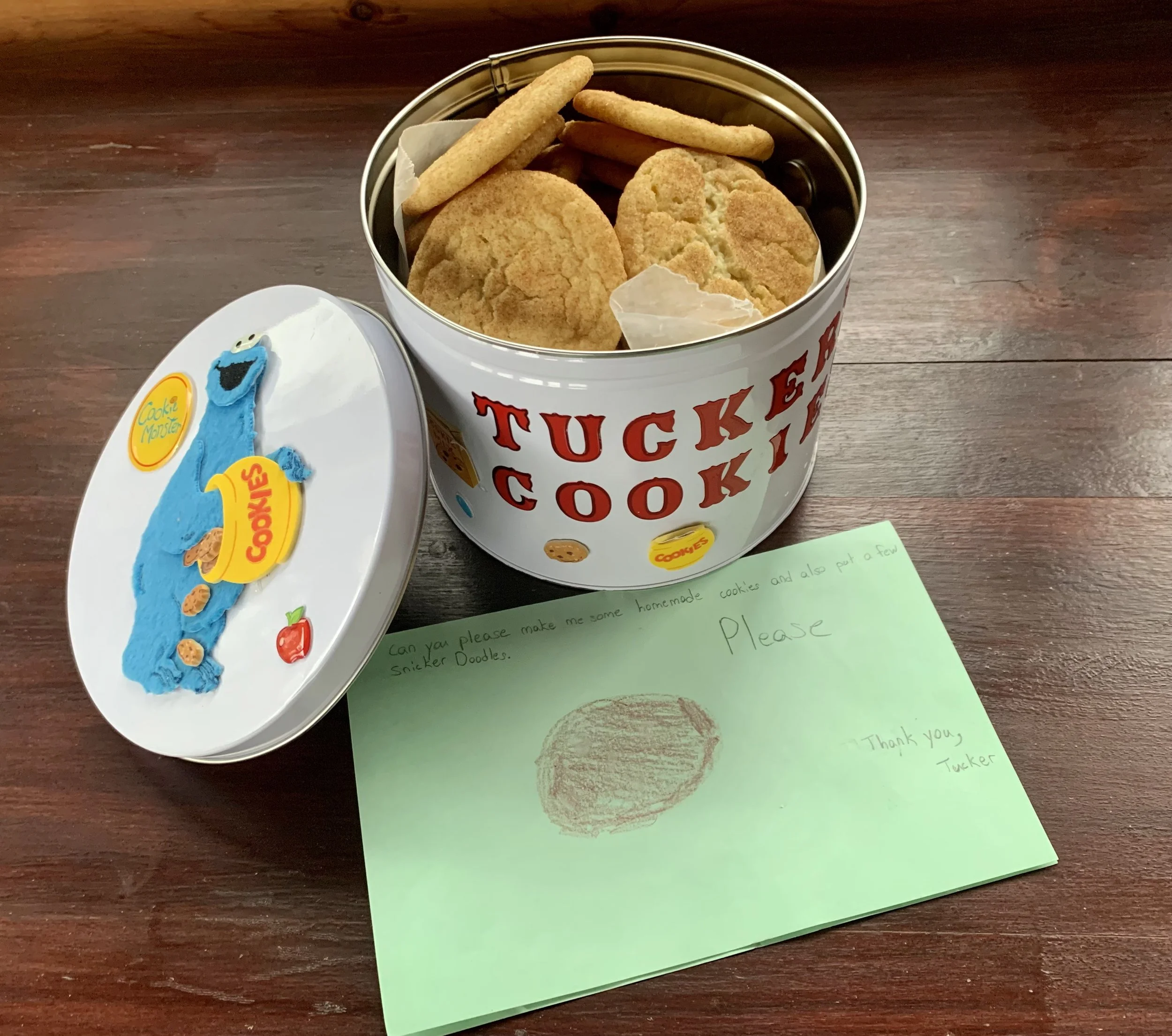 Homemade Cookie Tins