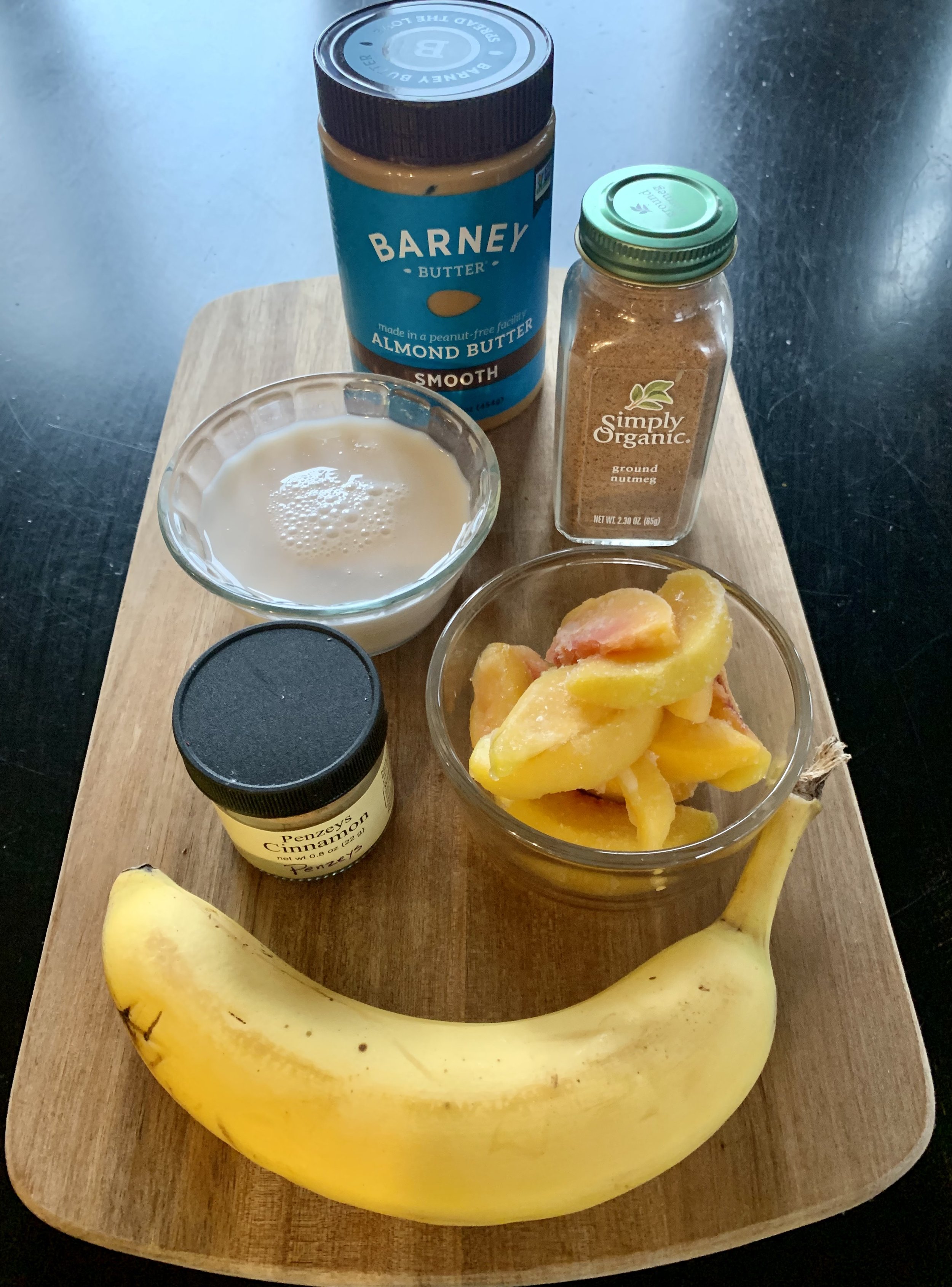 Almond Butter Peach Smoothie — Zabelicious Life
