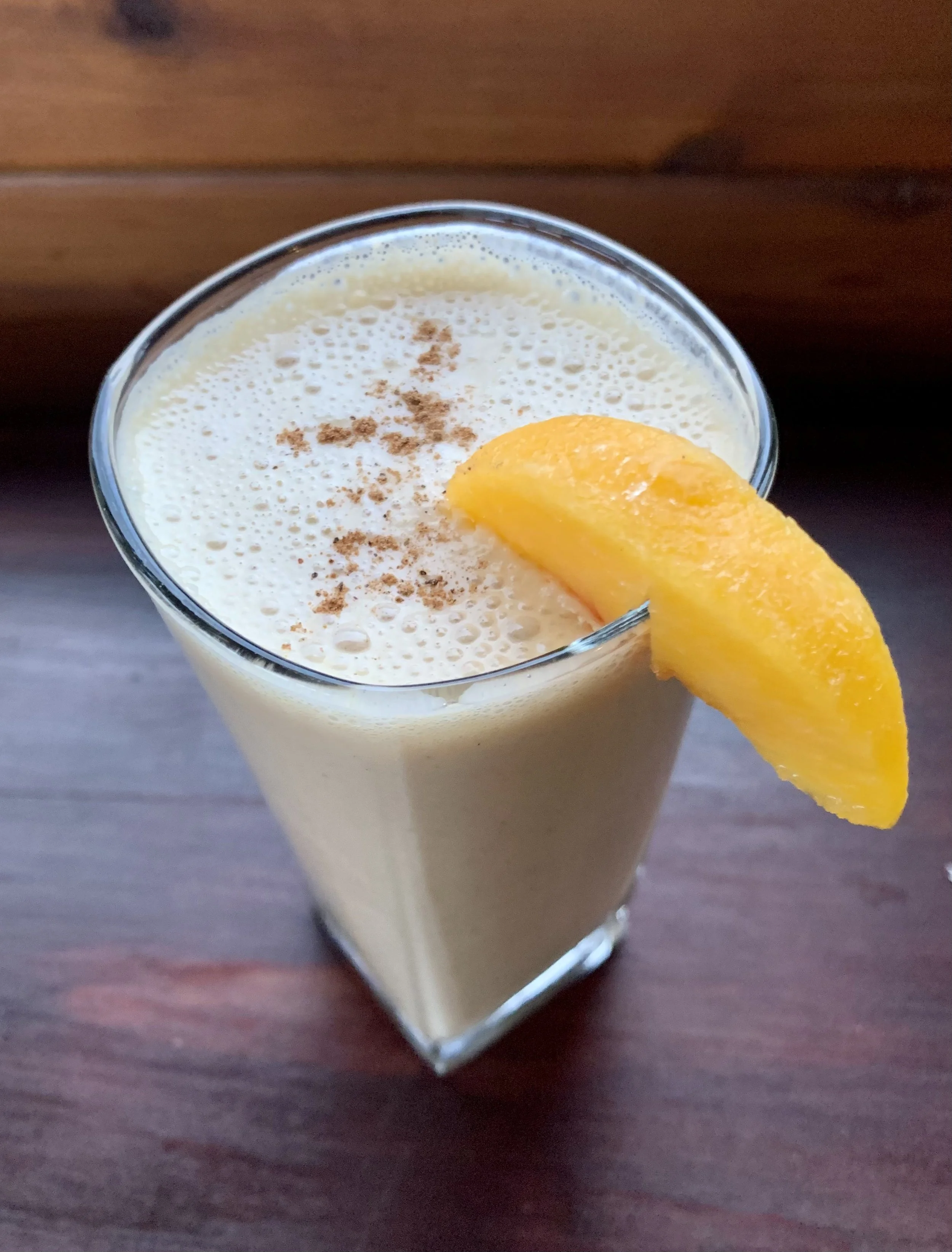 Almond Butter Peach Smoothie