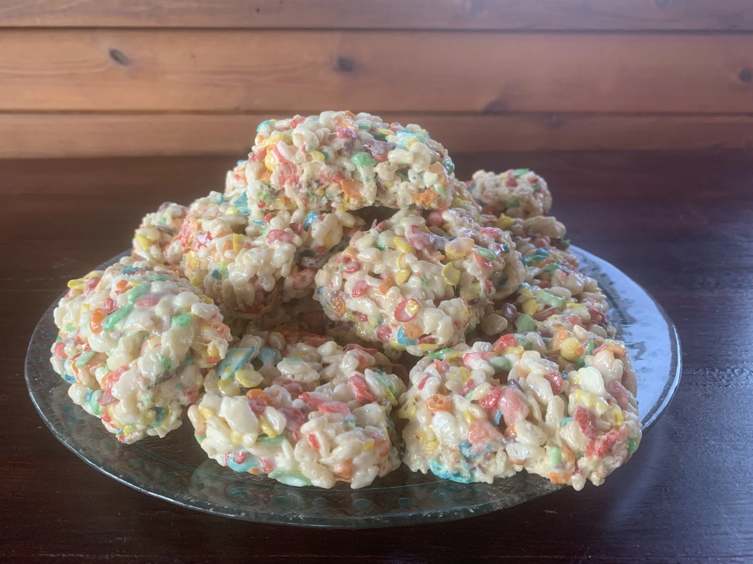Rainbow Krispie Treats