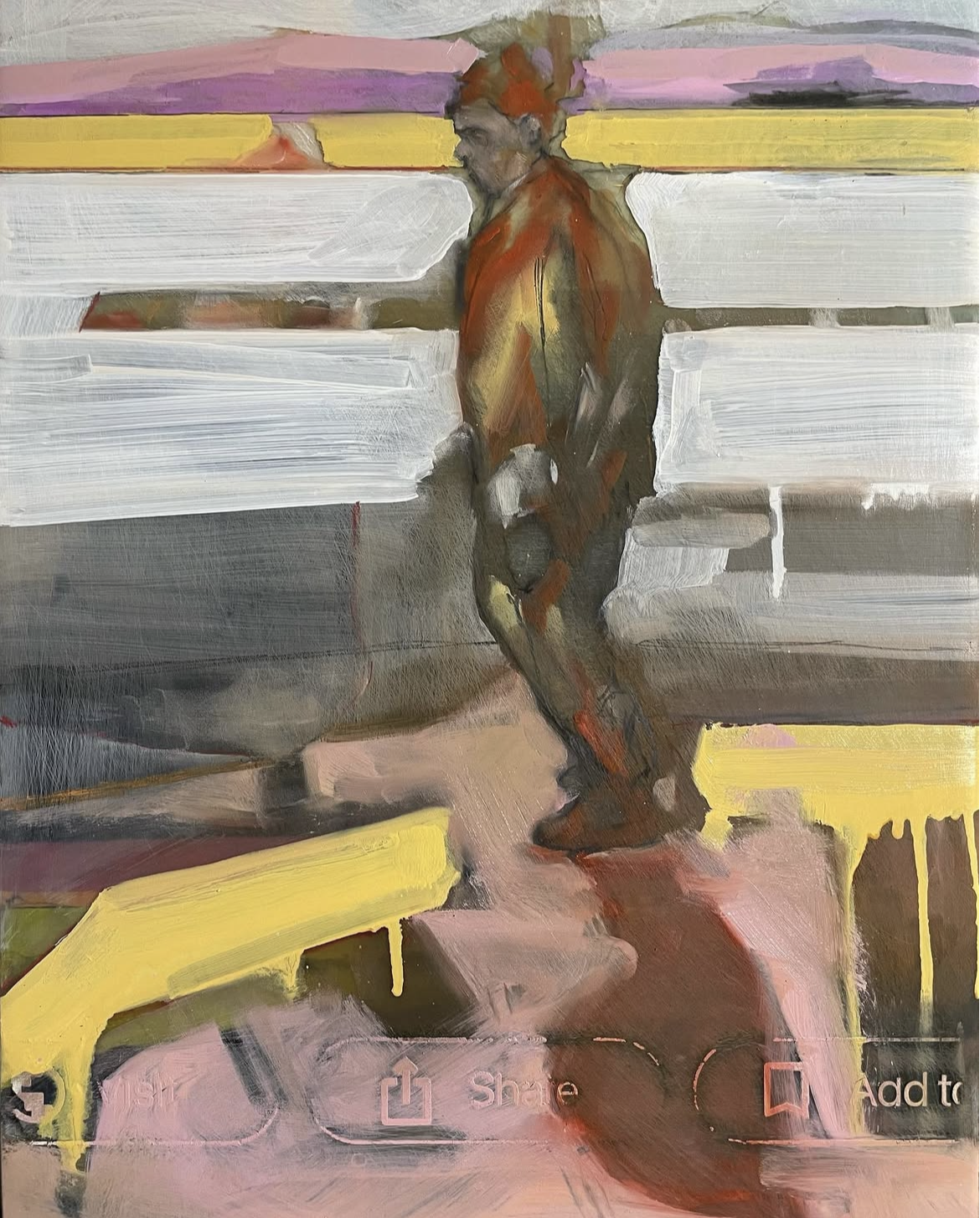 'walk on the beach 2' 16x12