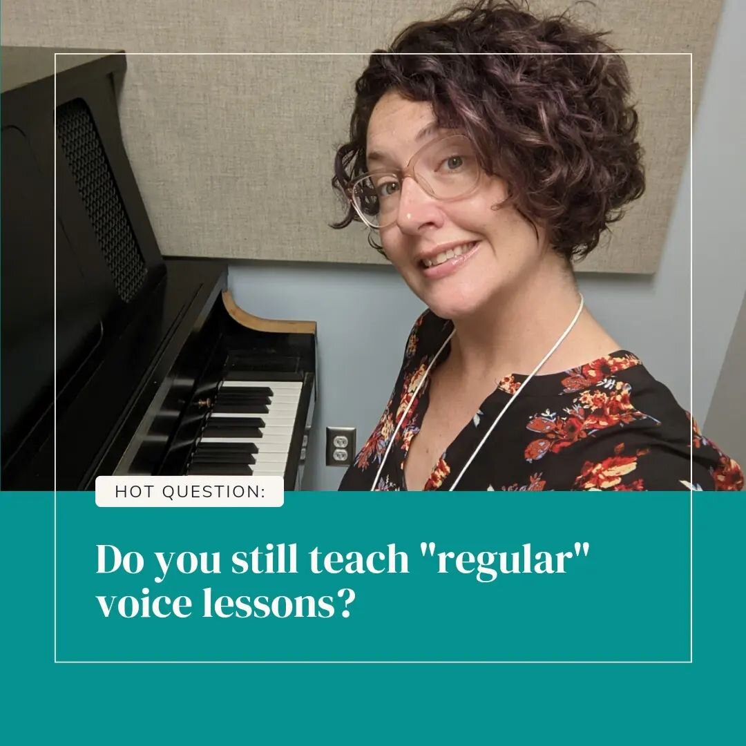 Some of my other specialties include:
- treating you like a whole person
- listening to you
- not yelling at you
- understanding that singing is only one part of your life

#voicelessons #transformationtuesday