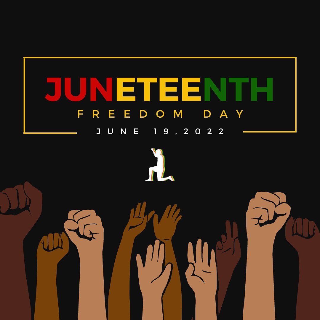 Happy #Juneteenth! Juneteenth is a celebration of freedom and the incredible strength and resilience of Black people. It is imperative that we recognize the immense suffering caused by slavery and the implications it still has on our systems today. W