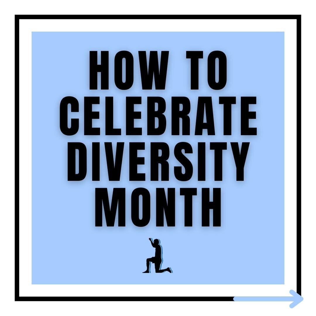 As we continue to celebrate Diversity Month, we wanted to highlight ways in which one can learn more about diversity and cultures within their community and beyond.

Swipe to learn how you could celebrate the diversity and culture that makes up socie