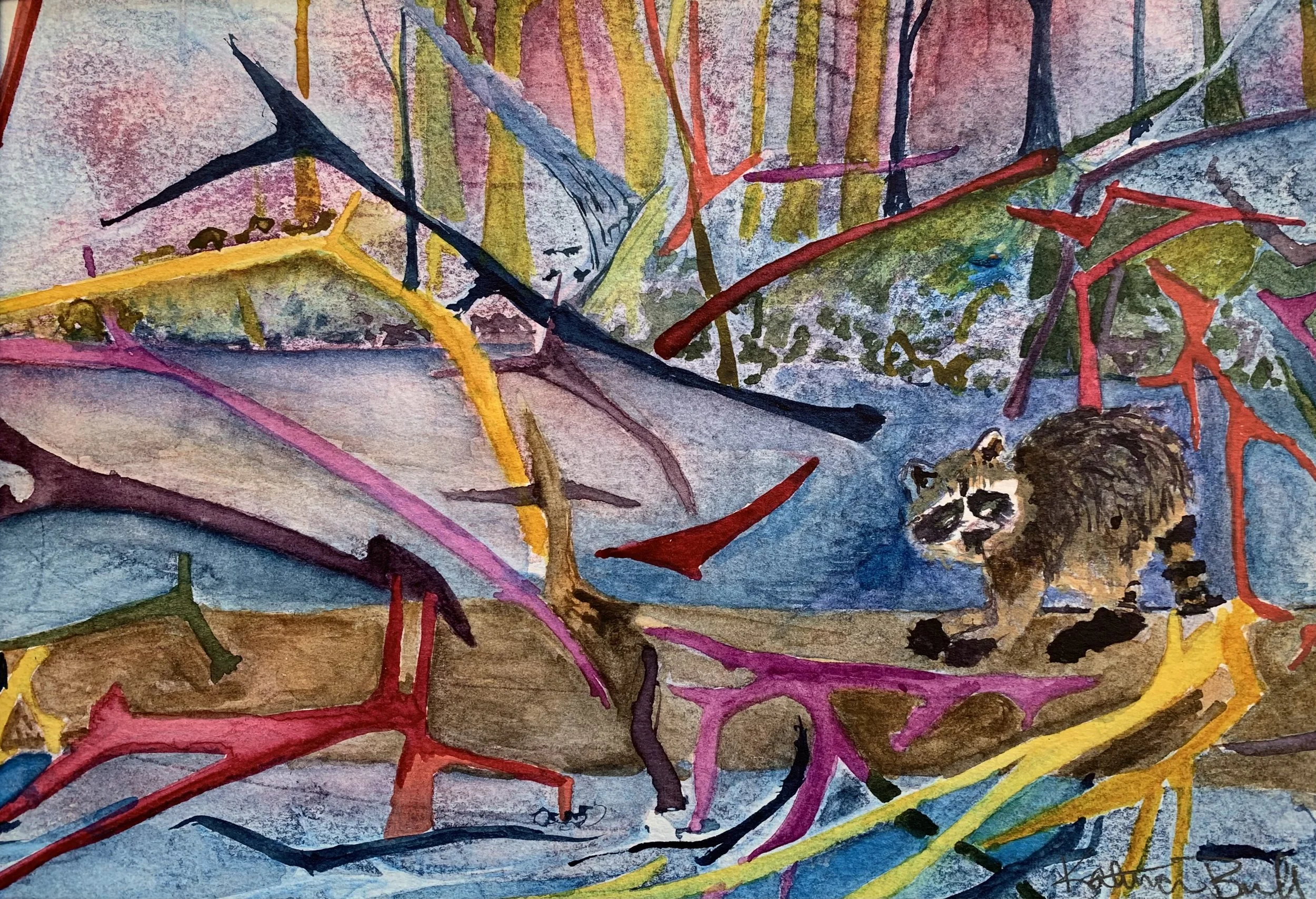 Perfect Balance, Watercolor, 11x14"