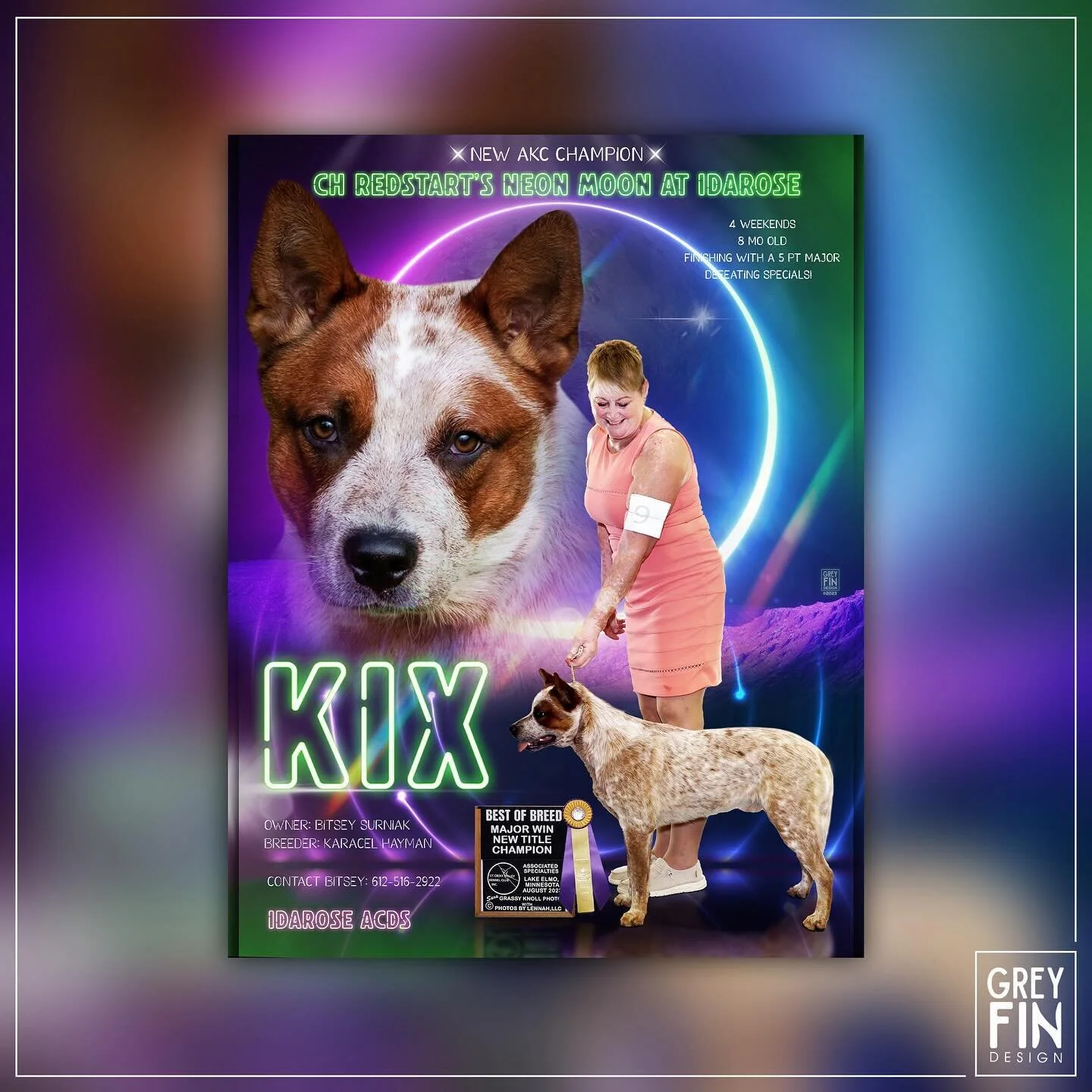 A vibrant ad for a new champion!