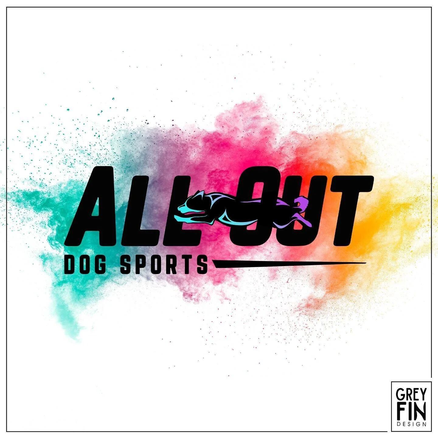 This logo definitely makes a statement! Bright colors are by far my favorite to work with 😍