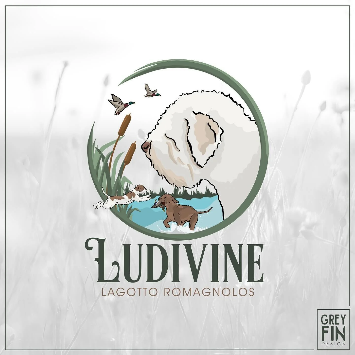 An illustration logo - a great example of the difference between an illustration style logo and a shilouette style logo.