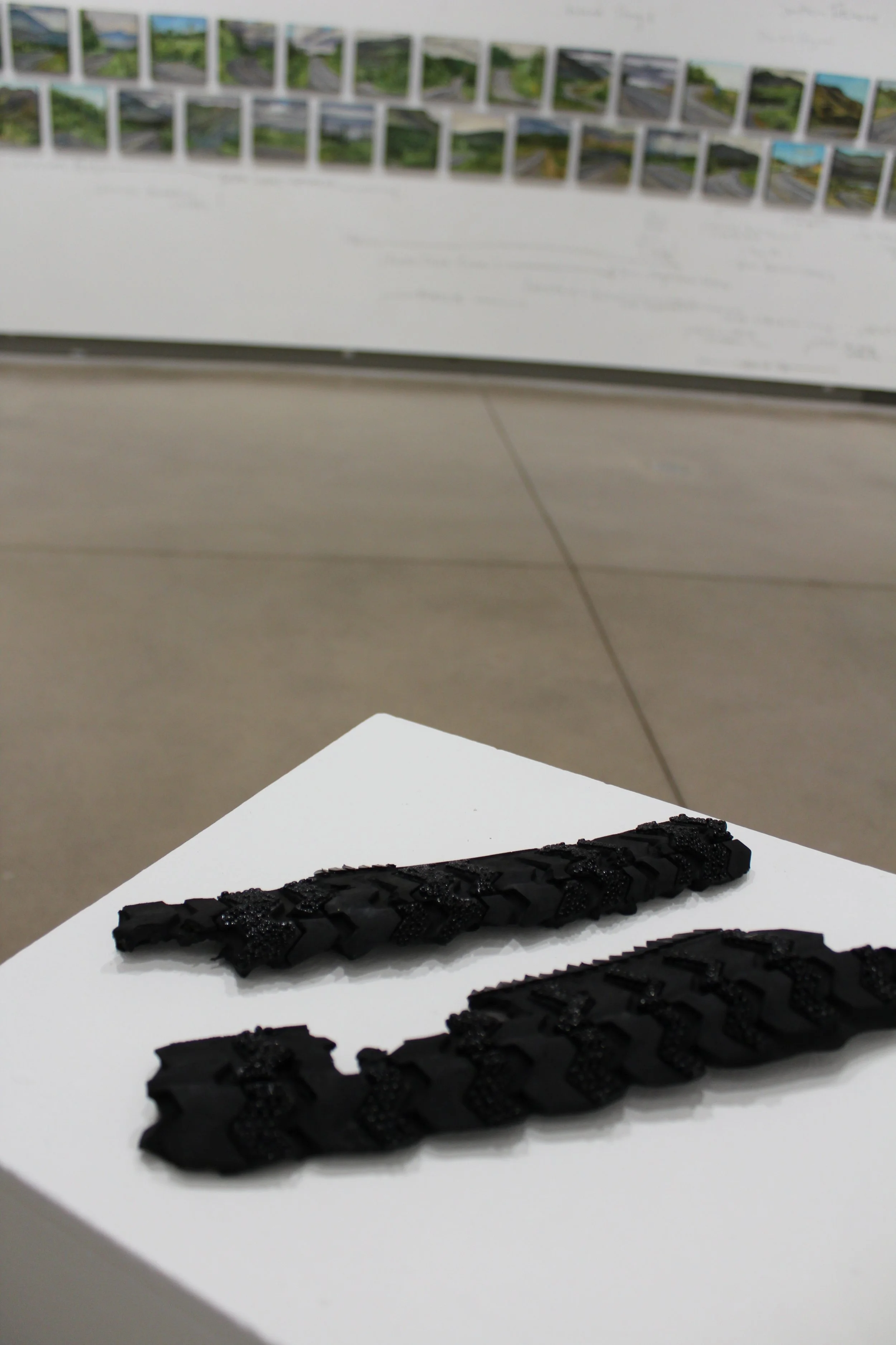 Tire Feather Art