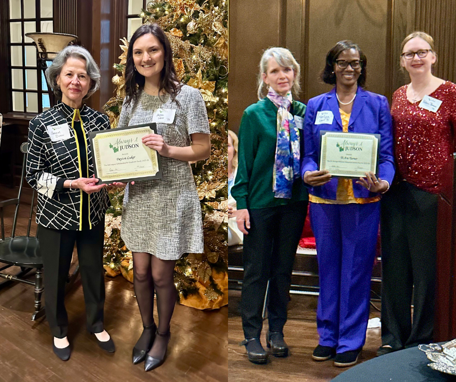 Congratulations to Ti-Ara Turner and Payton Luker-this year’s Judson Legacy Scholarship
Winners! Click the image to learn more about these wonderful women.