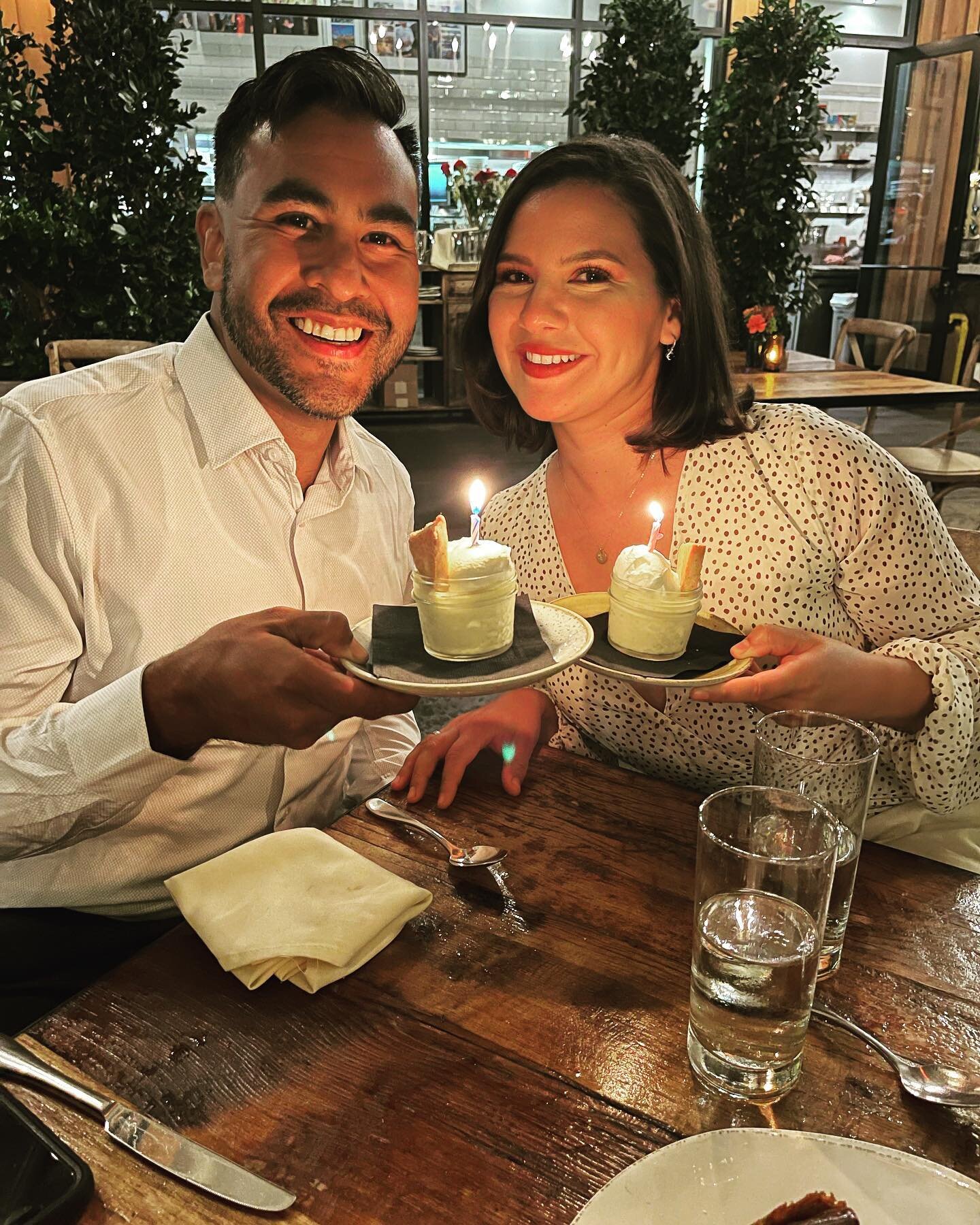 So proud of this guy for his milestone, we get to celebrate our birthdays together &amp; I wouldn&rsquo;t have it any other way 💗
Dinner with the fam at 1 of my FAVORITE restaurants in oc @farmhouseatrg 
The swordfish special is 😘chefs kiss !
.
.
.