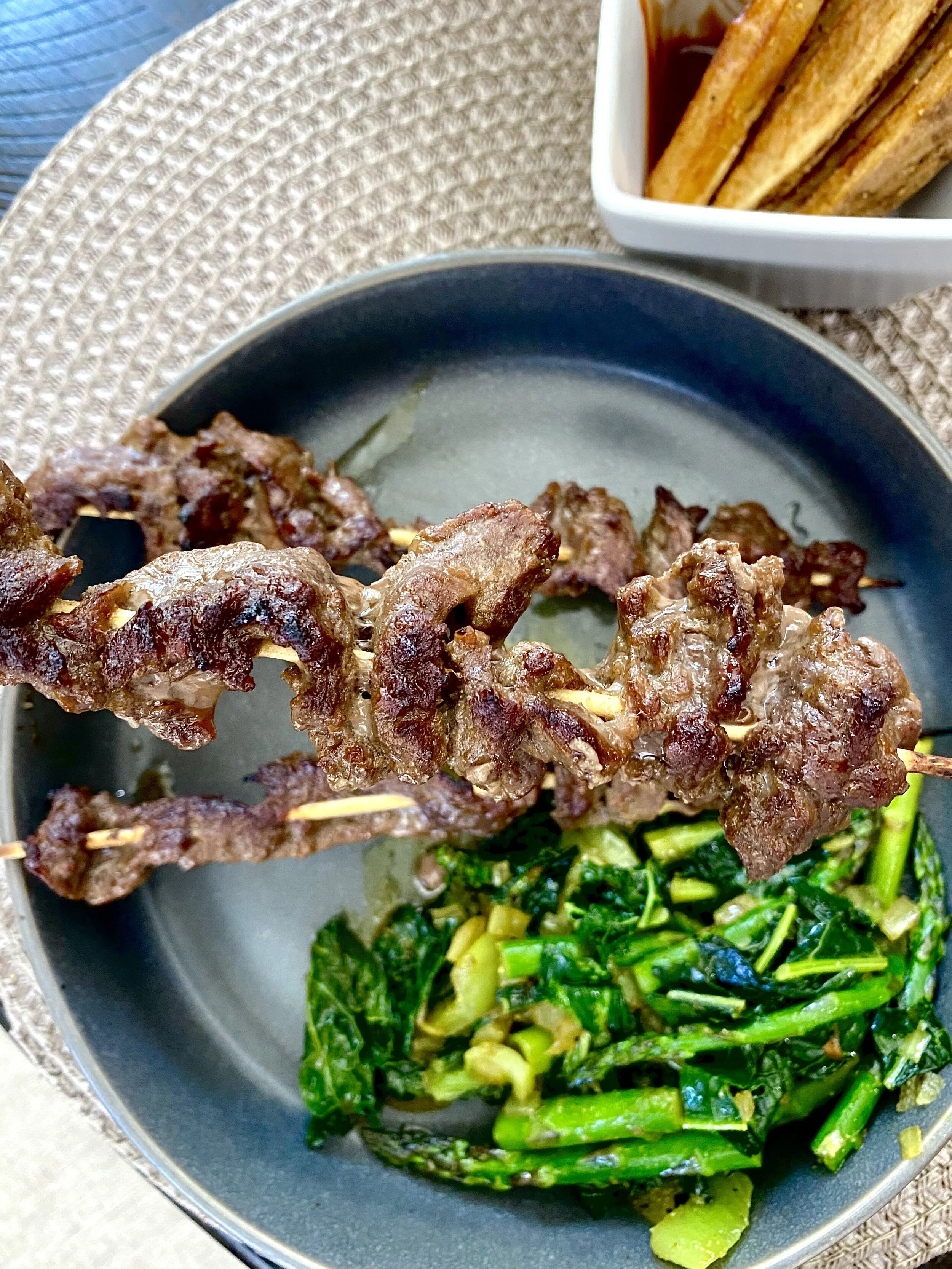 Flank Steak Skewers Recipe