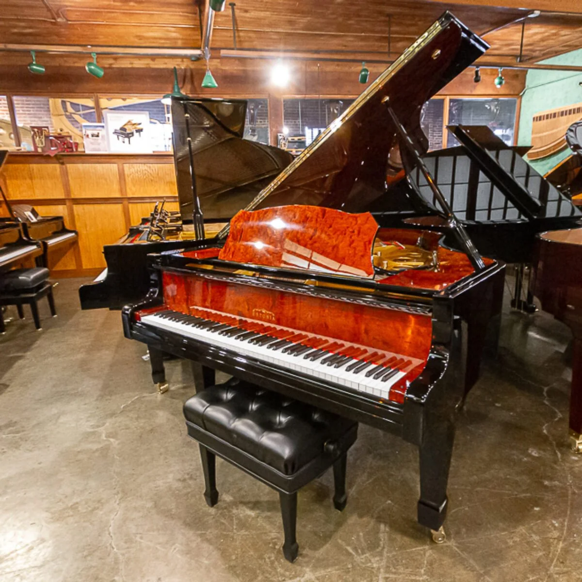 Beautiful Estonia L190 Hidden Beauty Finish Grand Piano - $35,990