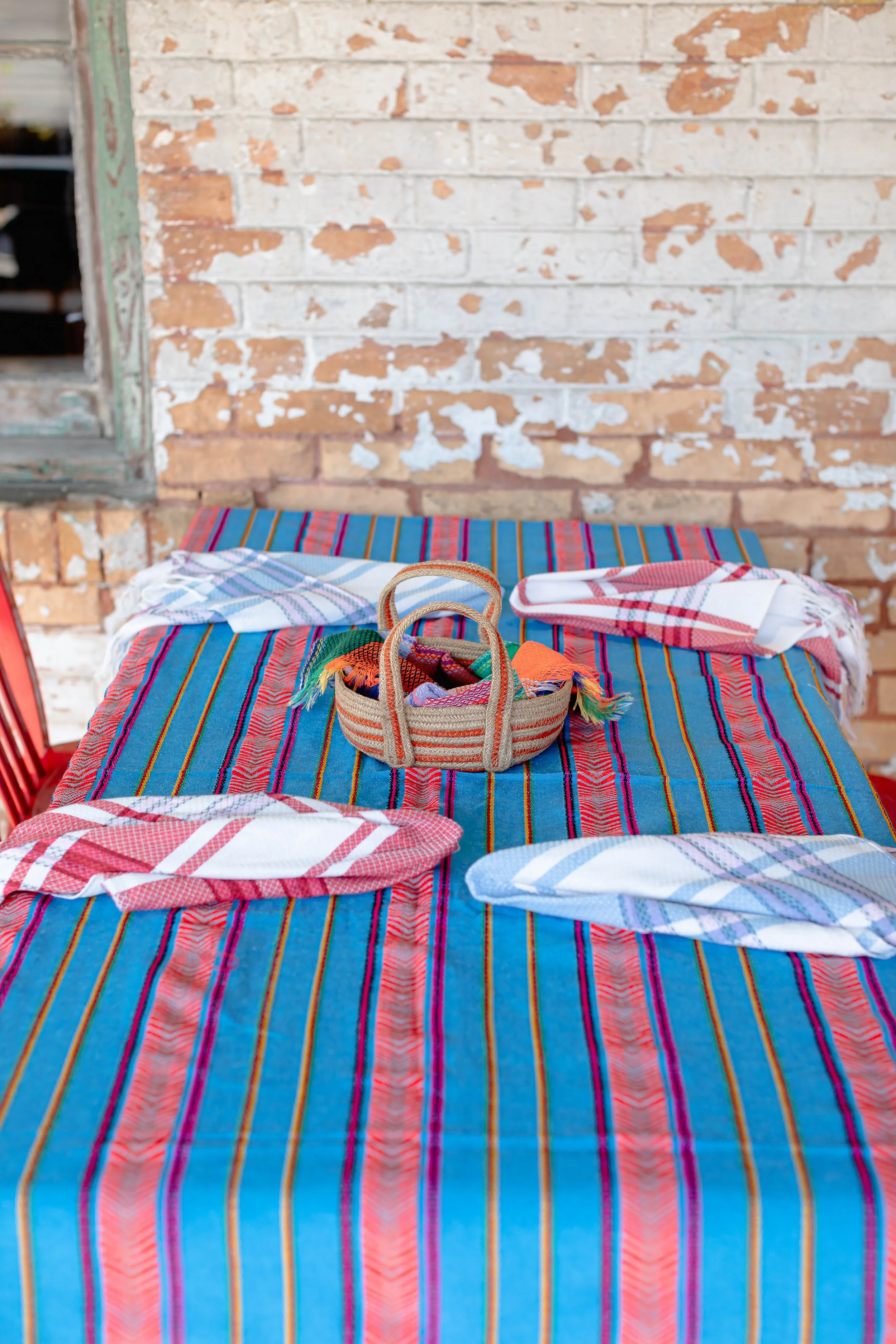 Handwoven Tablecloths from El Salvador – Multi-Use for Table, Picnic & Beach