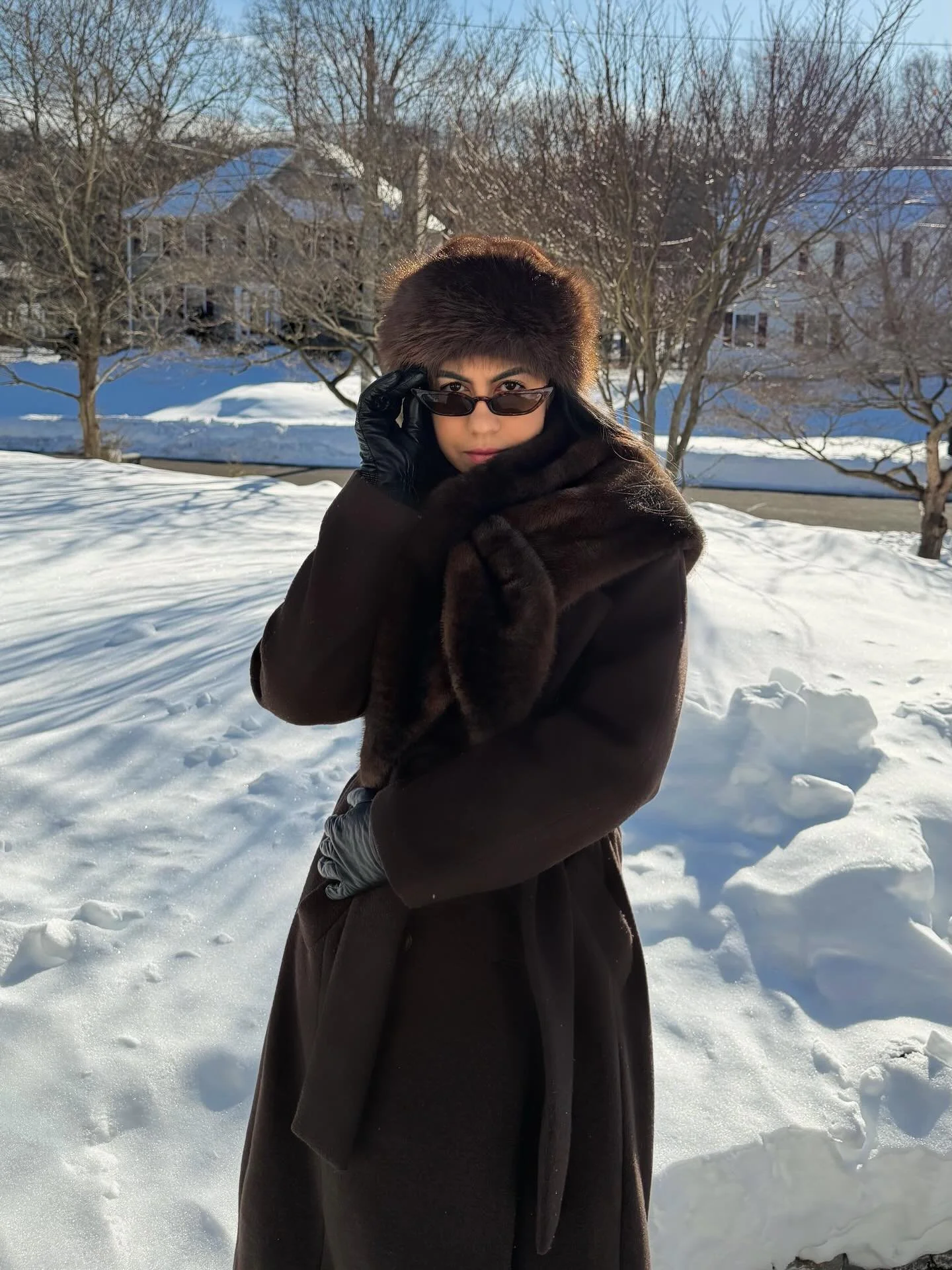 First time leaving the house since the snow storm. 🥶❄️