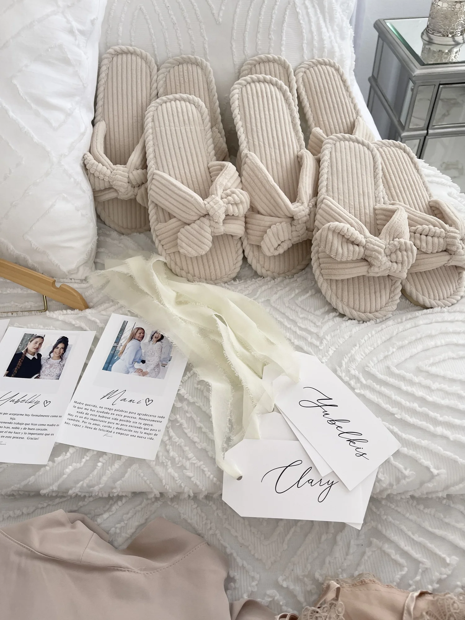 Bridal Party Wedding Day Gift Styled by Pamela