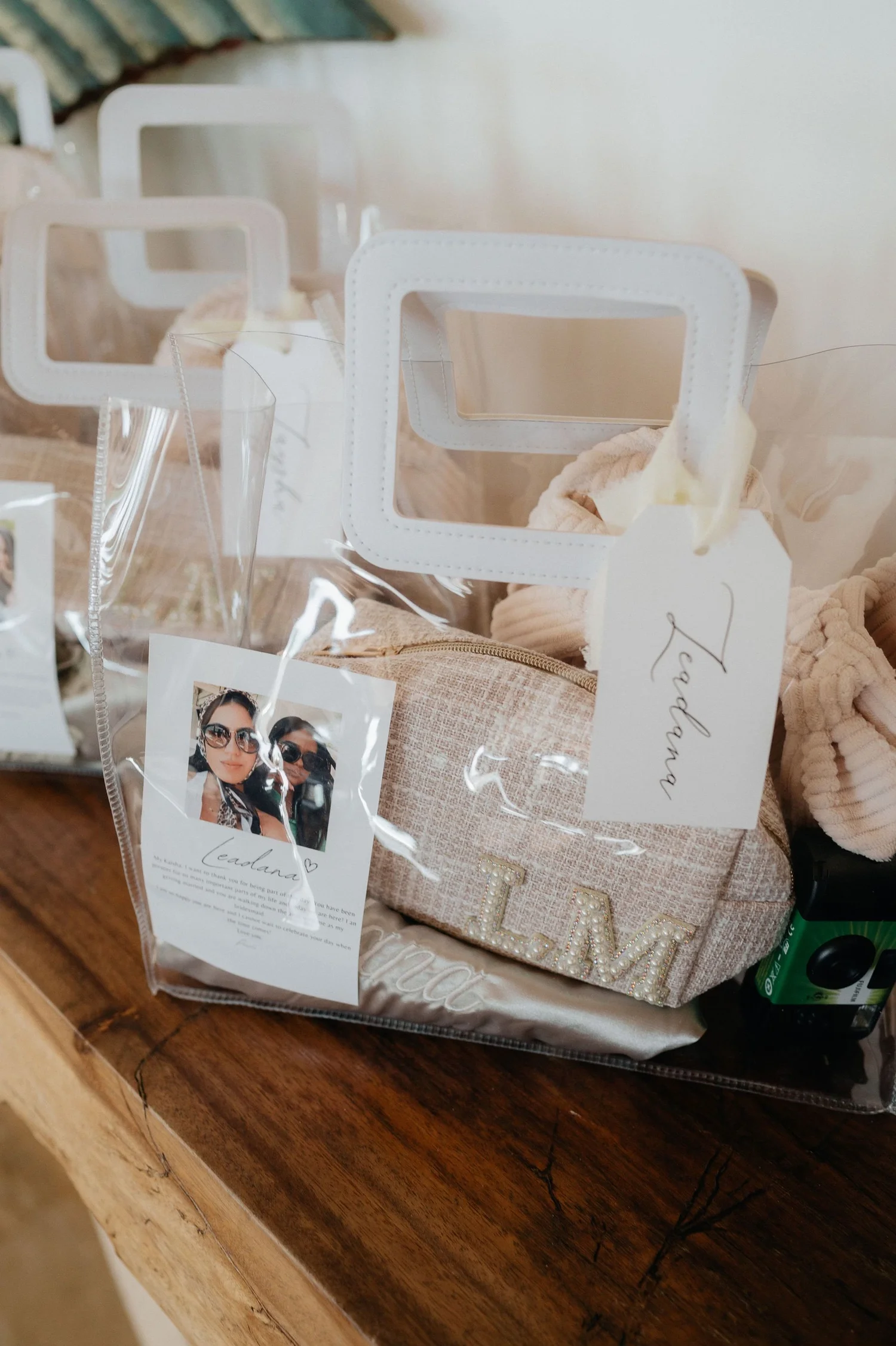 Bridal Party Wedding Day Gift Styled by Pamela