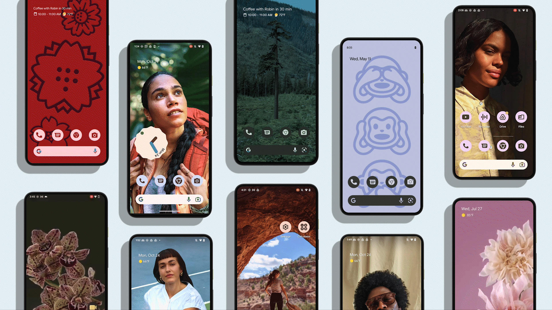 Google — Live wallpaper UX/UI
