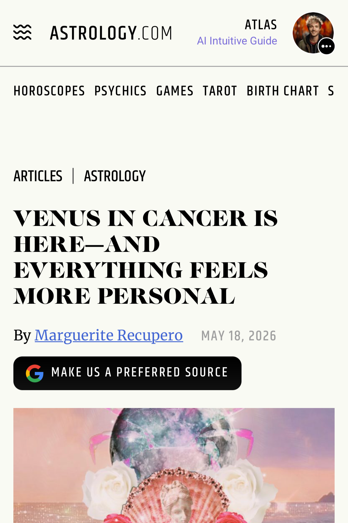 Venus in Cancer Is Here—And Everything Feels More Personal