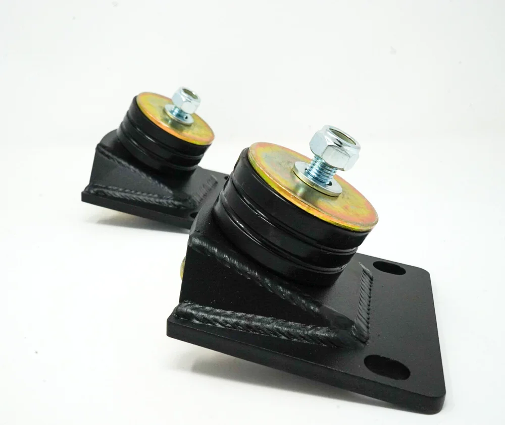 Engine Mount Set Polyurethane Motor Mounts For Peterbilt Trucks - Heavy Duty Pair Made In USA Peterbilt Replacement Mounts