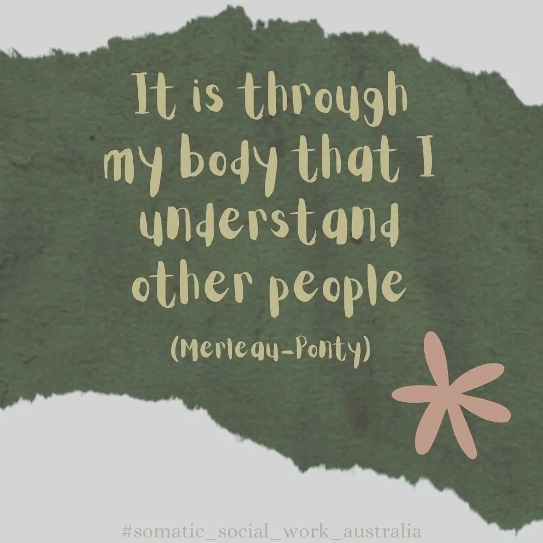 🙂

#somaticsocialworkaustralia #socialworkteflection #bodyawareness #bodyconversations #understandpeople
