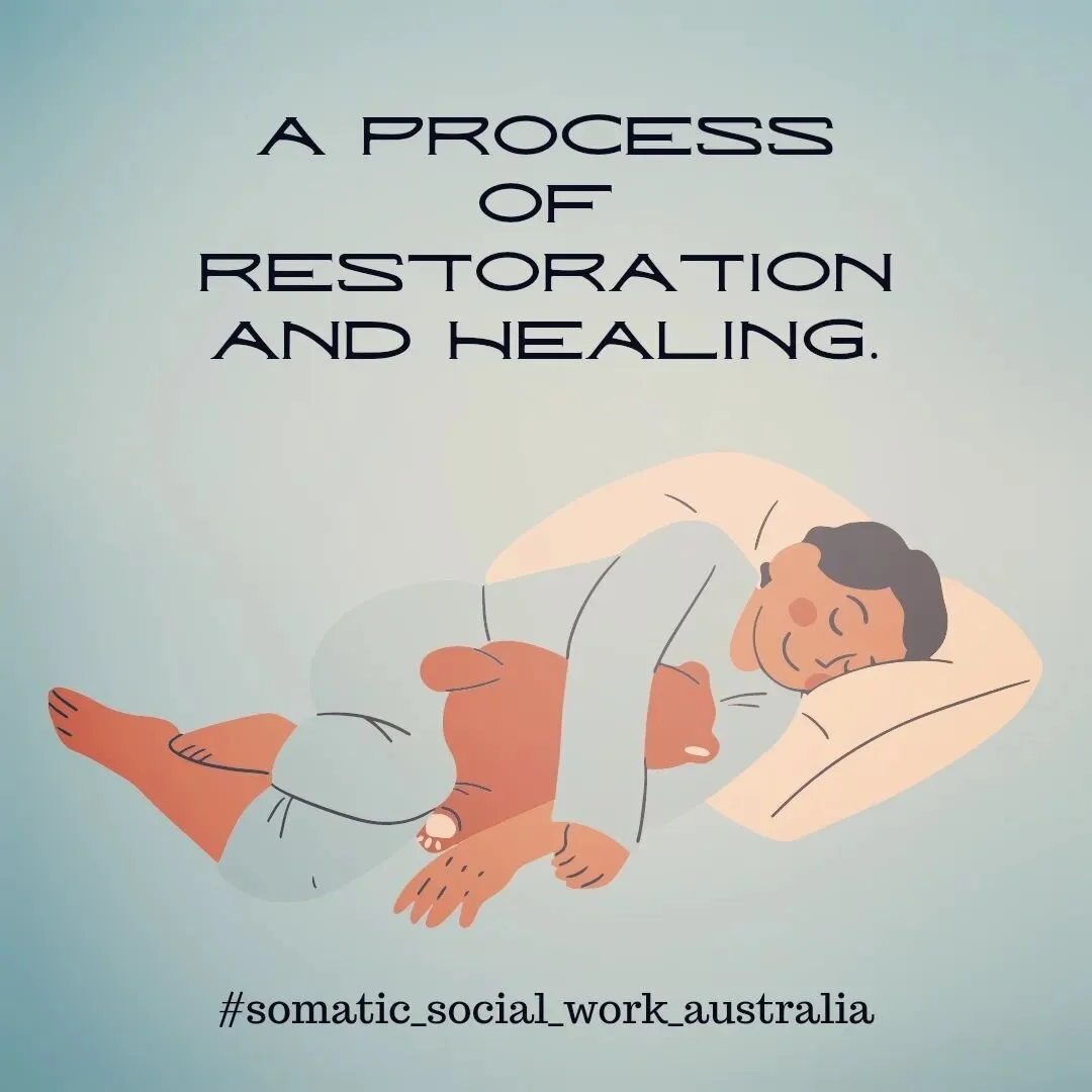 Just saying ...

#somaticsocialworkaustralia #sleep #healingpractice #bodyrestoration #embodimentpractice #embodiedexperience #somaticexperiencing #socialworktools #theleveragedphd #selfcare
