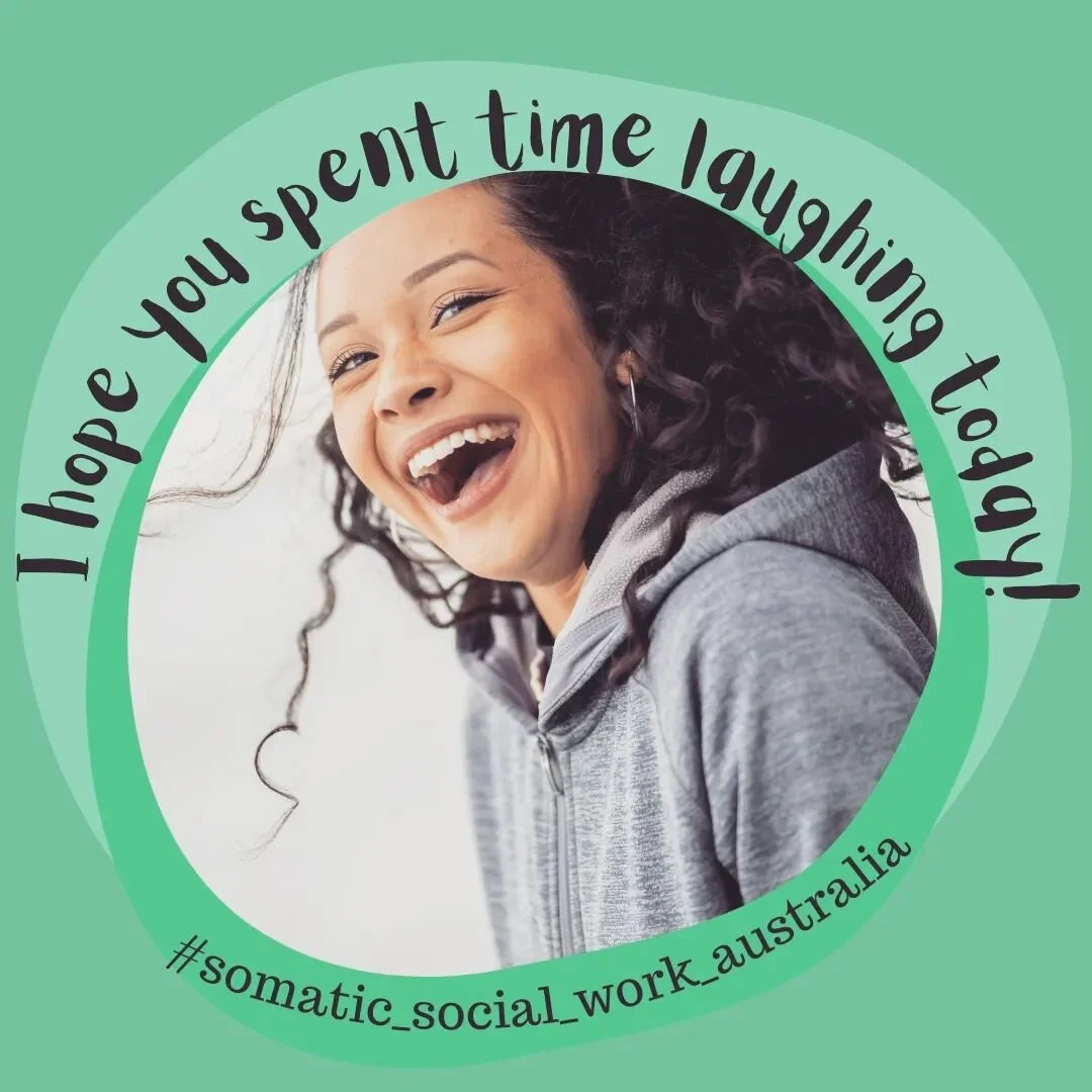 I did 😂😂❤️

#somaticsocialworkaustralia #laughter #laughtherapy #laughteryoga #socialworktools #somaticexperiencing  #bodyexplorations