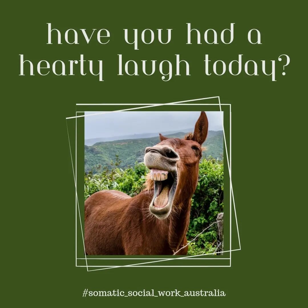 Just asking...

#somatic_social_work_australia 
#laughteryoga #laughter  #joy #socialworkskills #selfcare #heartylaugh #laughshake